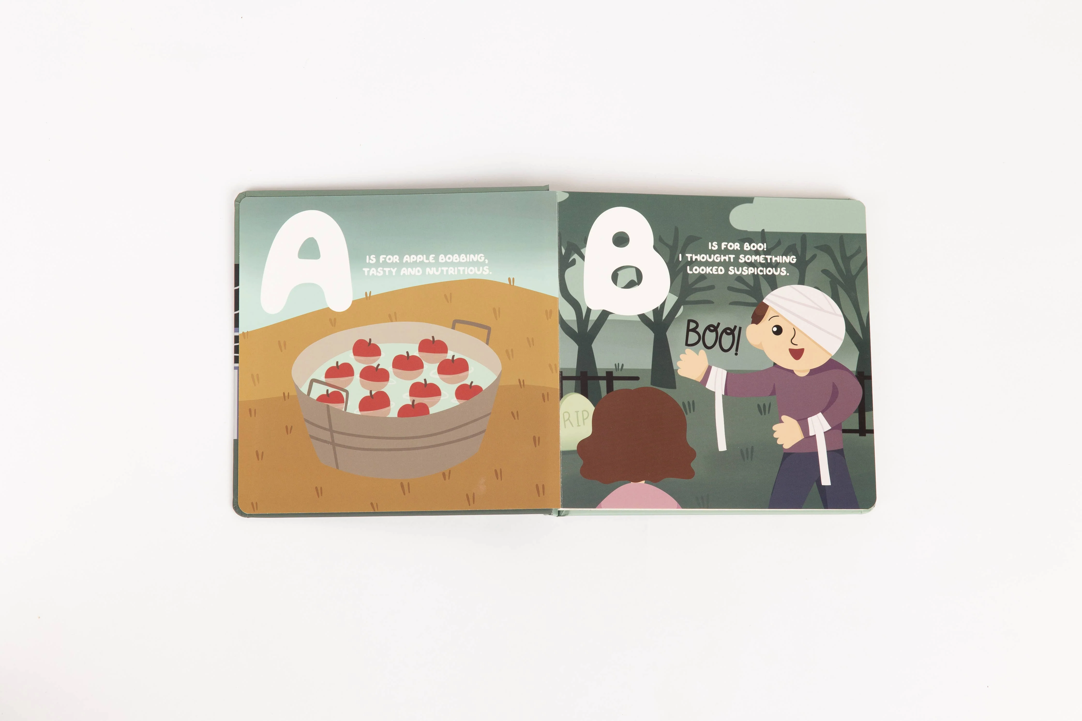Emerson and Friends - Halloween ABC Trick or Treat Alphabet Board Book Kids Gift - Image 3