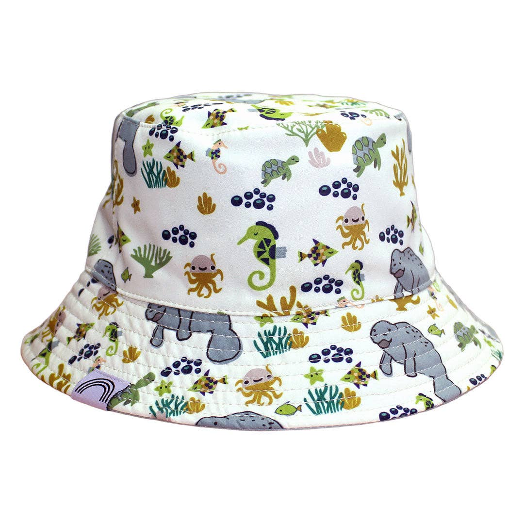Emerson and Friends - Manatee Reversible Bucket Hat: Kids - Image 3