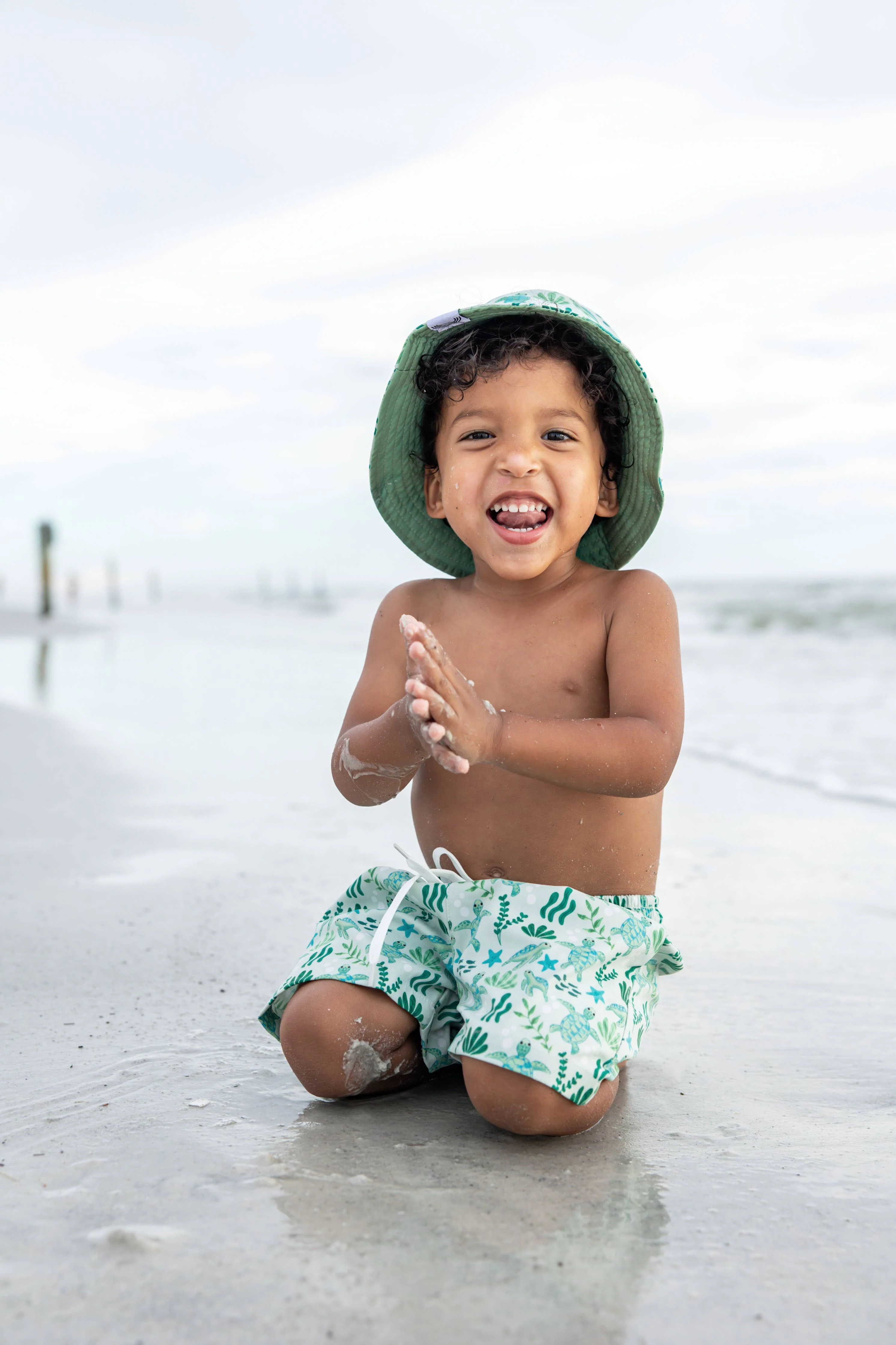 Emerson and Friends - Save the Sea Turtles Reversible Bucket Hat - Image 3