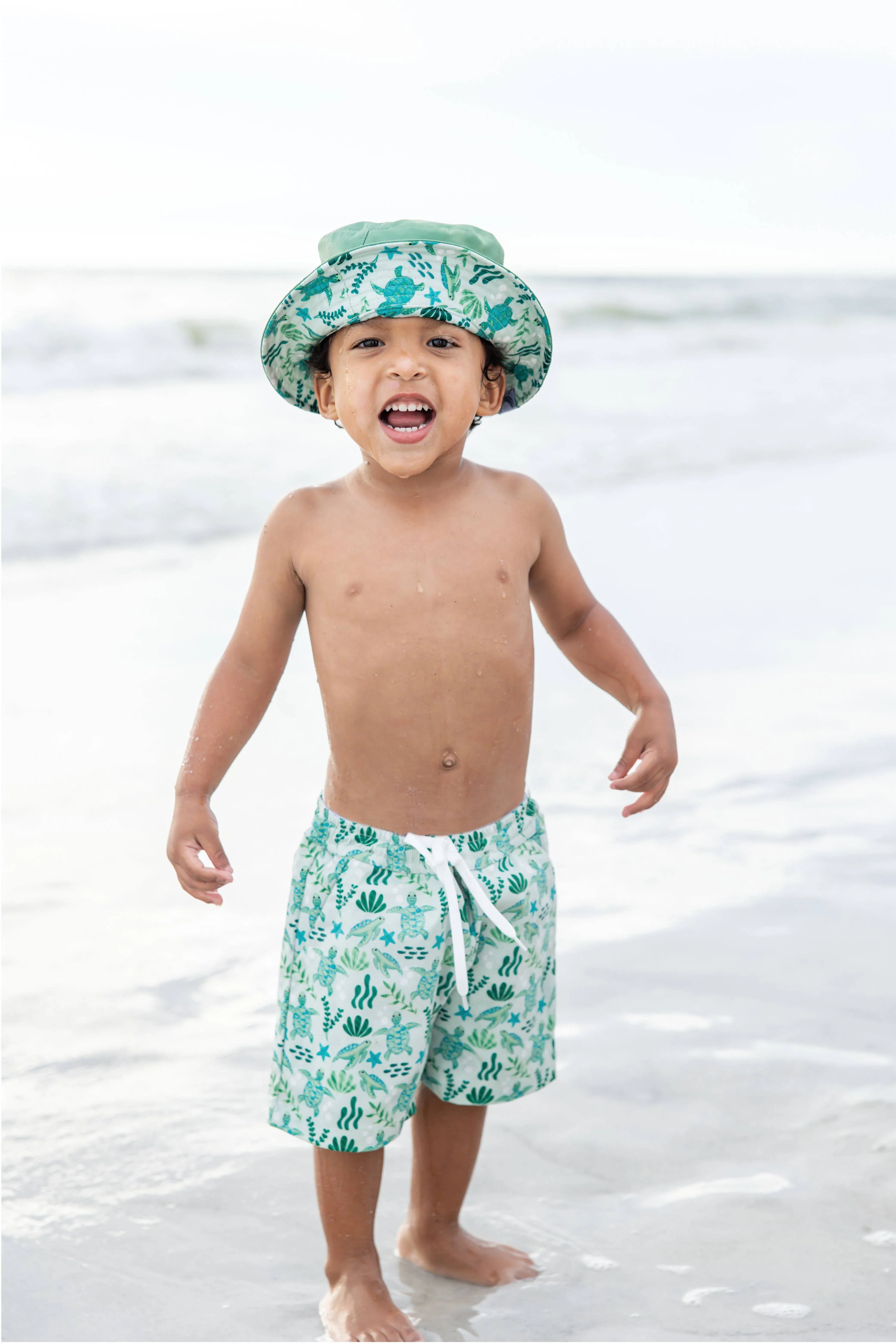 Emerson and Friends - Save the Sea Turtles Reversible Bucket Hat - Image 5