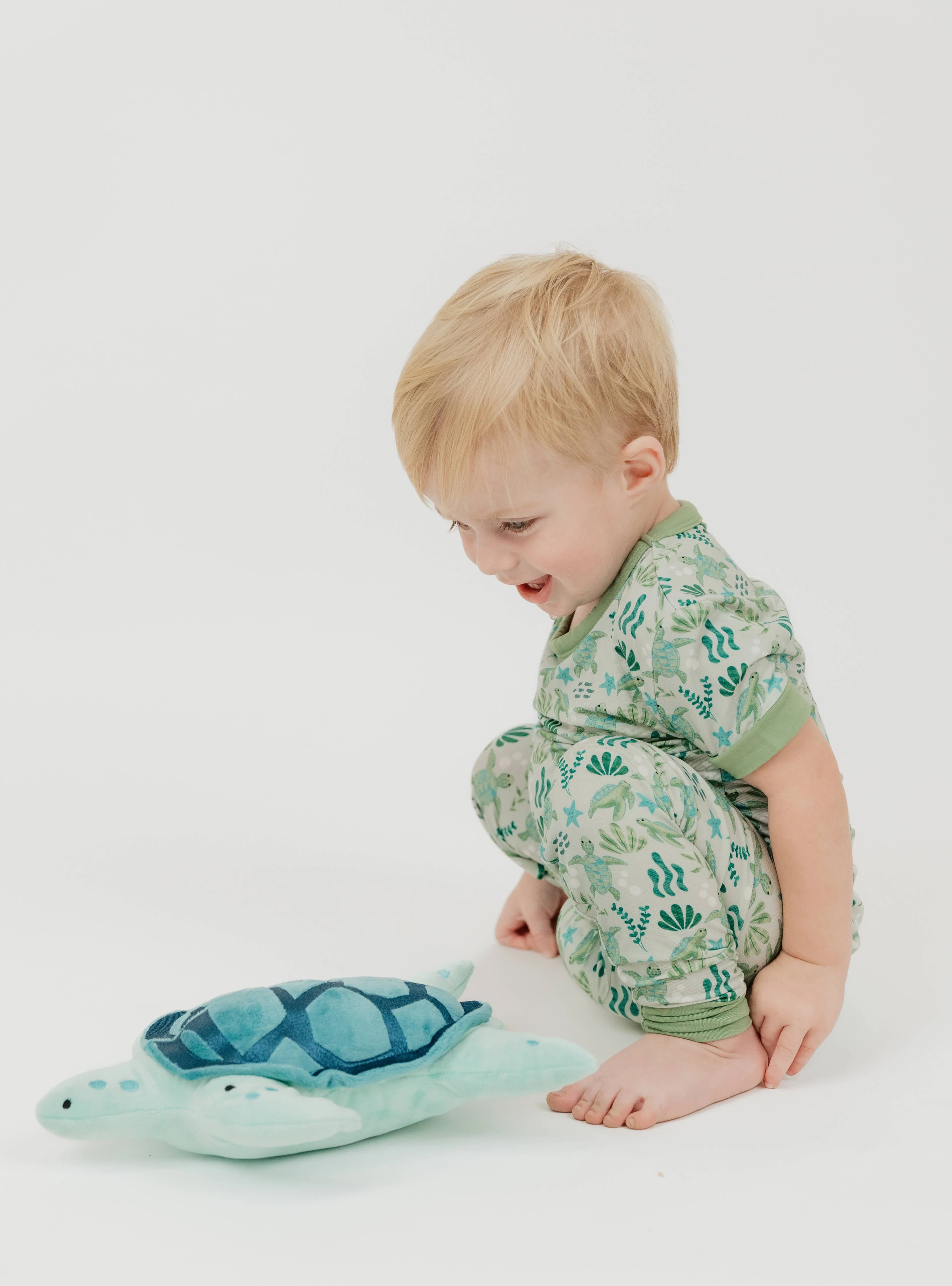 Emerson and Friends - Save the Sea Turtles Bamboo Kids Pajamas - Image 5