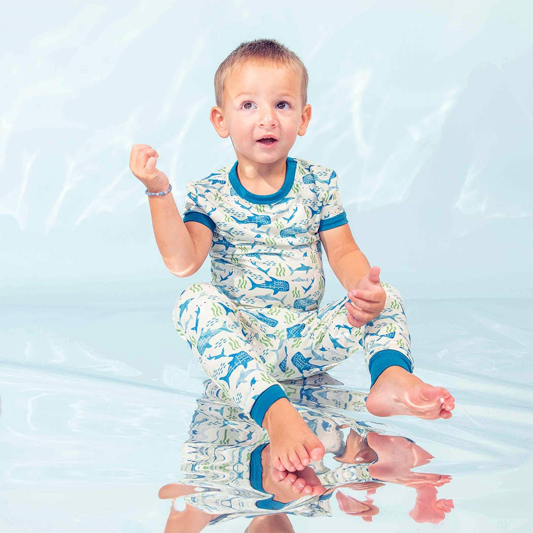 Emerson and Friends - Shark Friends Ocean Kids Bamboo Pajamas - Image 3