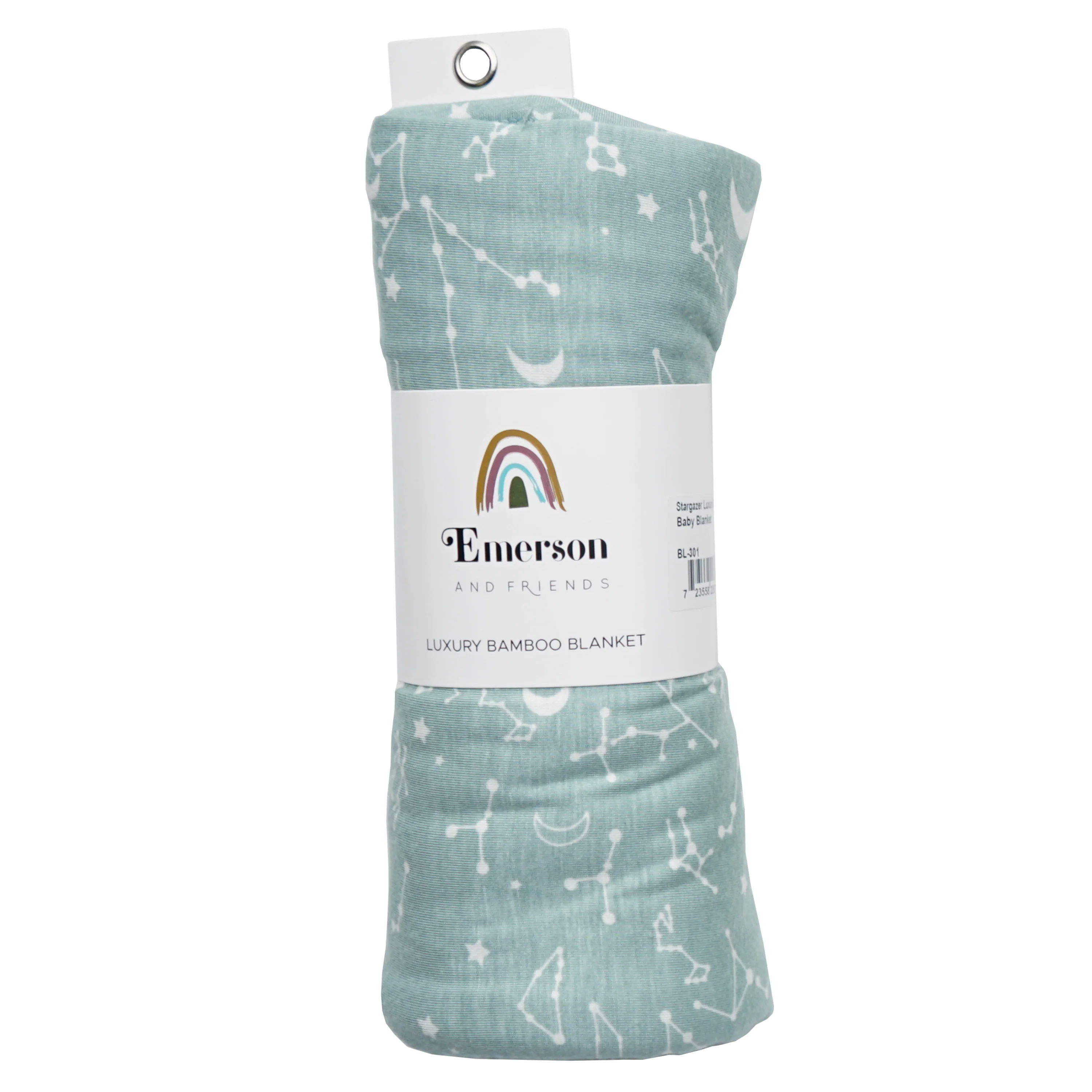 Emerson and Friends - Stargazer Bamboo Baby Blanket Baby Gift Swaddle Blanket - Image 2