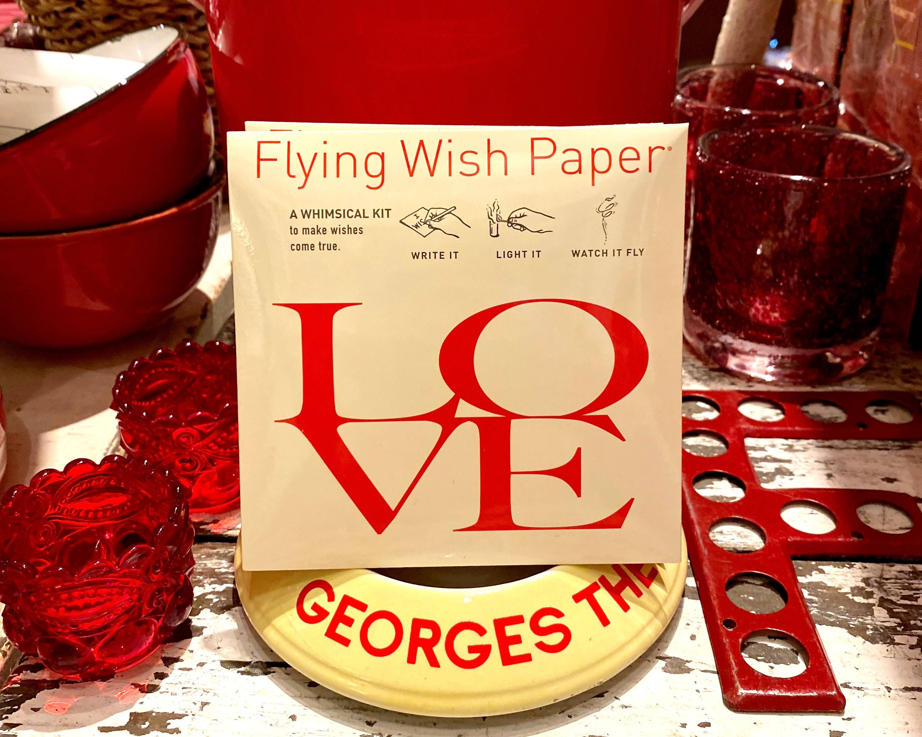 FLYING WISH PAPER ® - LOVE LETTERS / Mini Kit / Valentine’s Day 15 WISH PAPER™ - Image 4