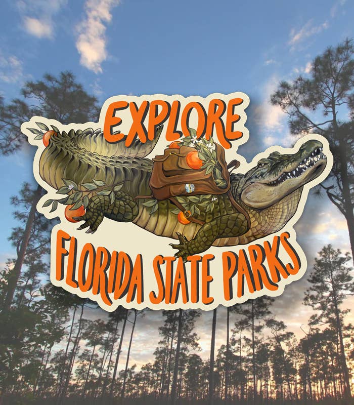 Freehand Goods - Explore Florida State Parks Sticker - Image 2