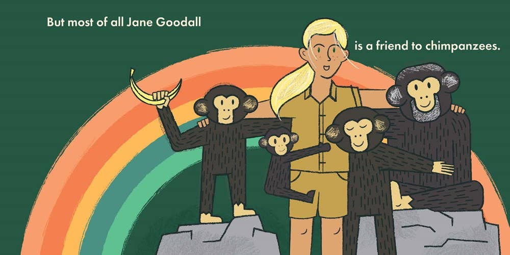 Gibbs Smith - Little Naturalists: Jane Goodall Is a Friend to All - Image 4