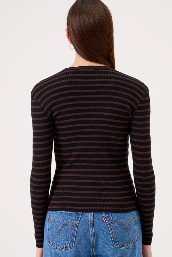 Goldie Rib Long Sleeve Tee - Image 2