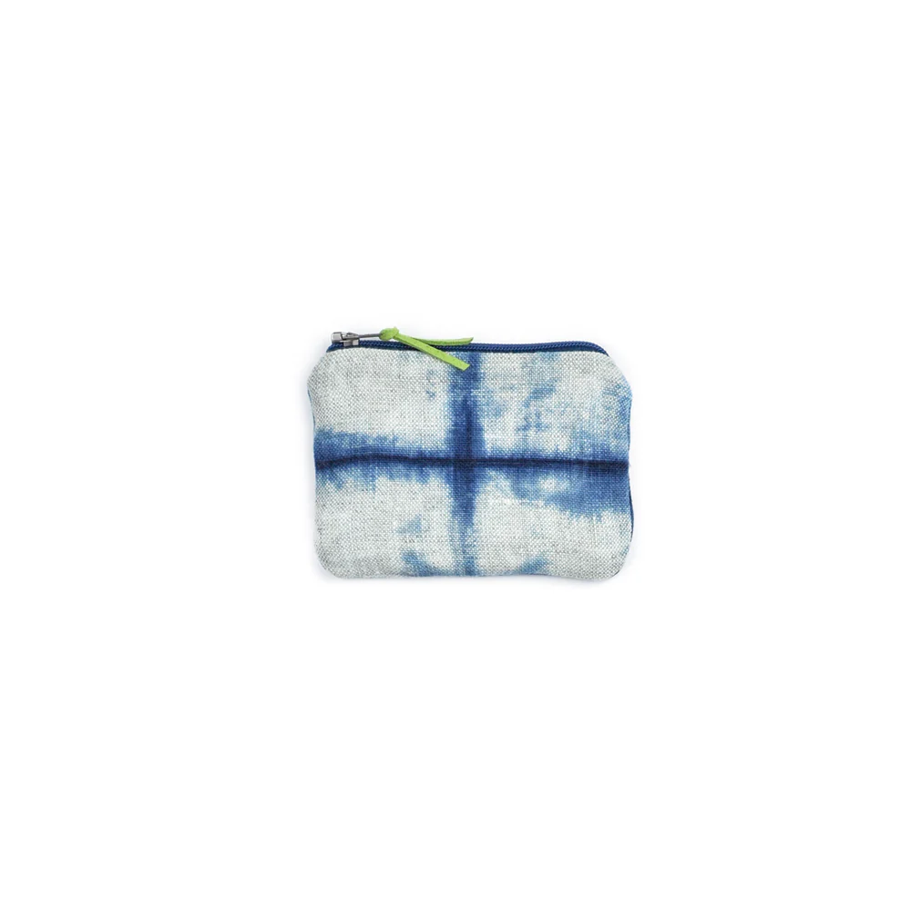 Gray Green Goods - Indigo Canvas Coin Purse - Image 2