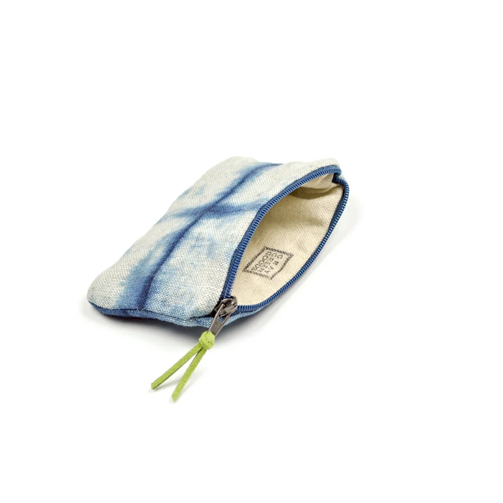 Gray Green Goods - Indigo Canvas Coin Purse - Image 3