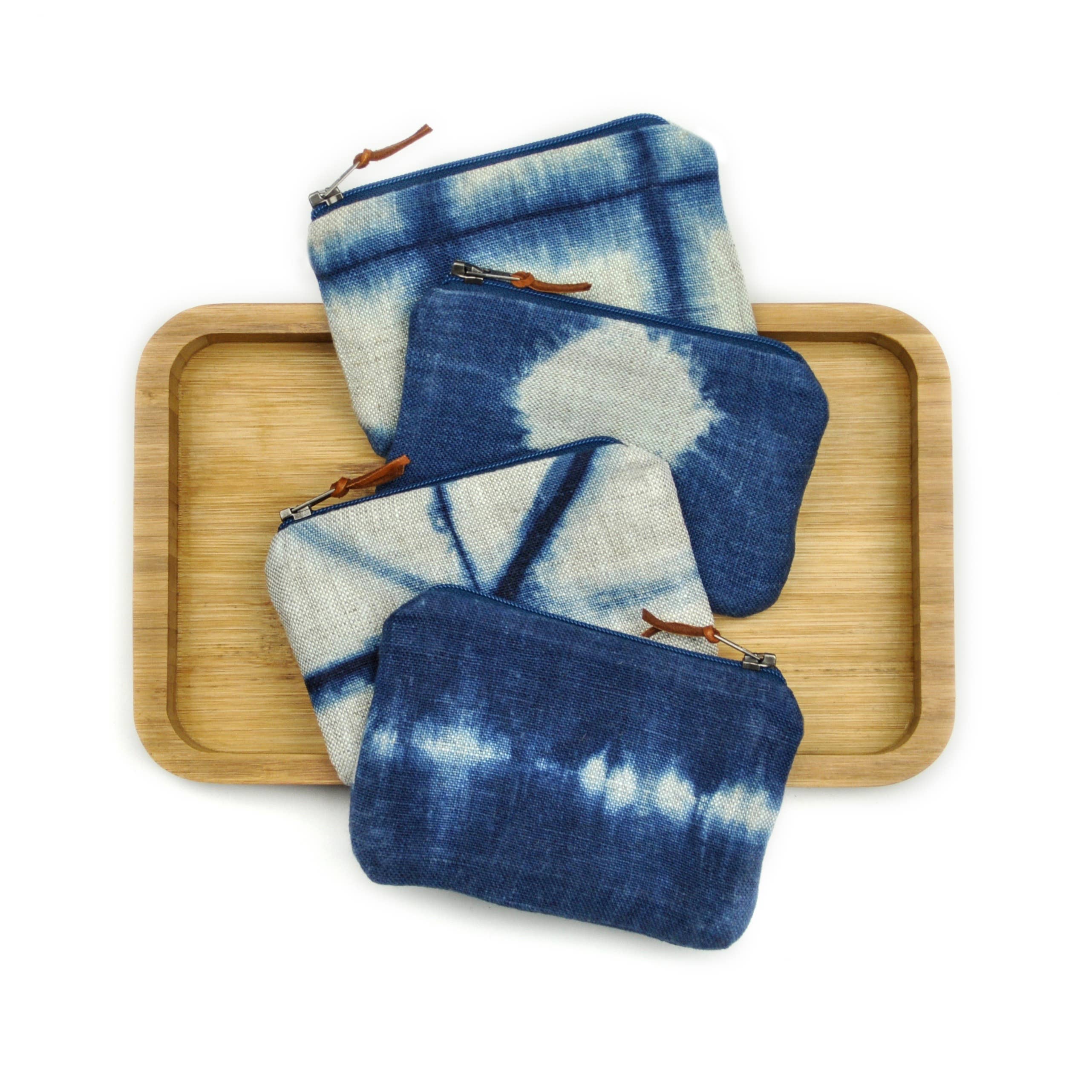 Gray Green Goods - Indigo Canvas Coin Purse - Image 5