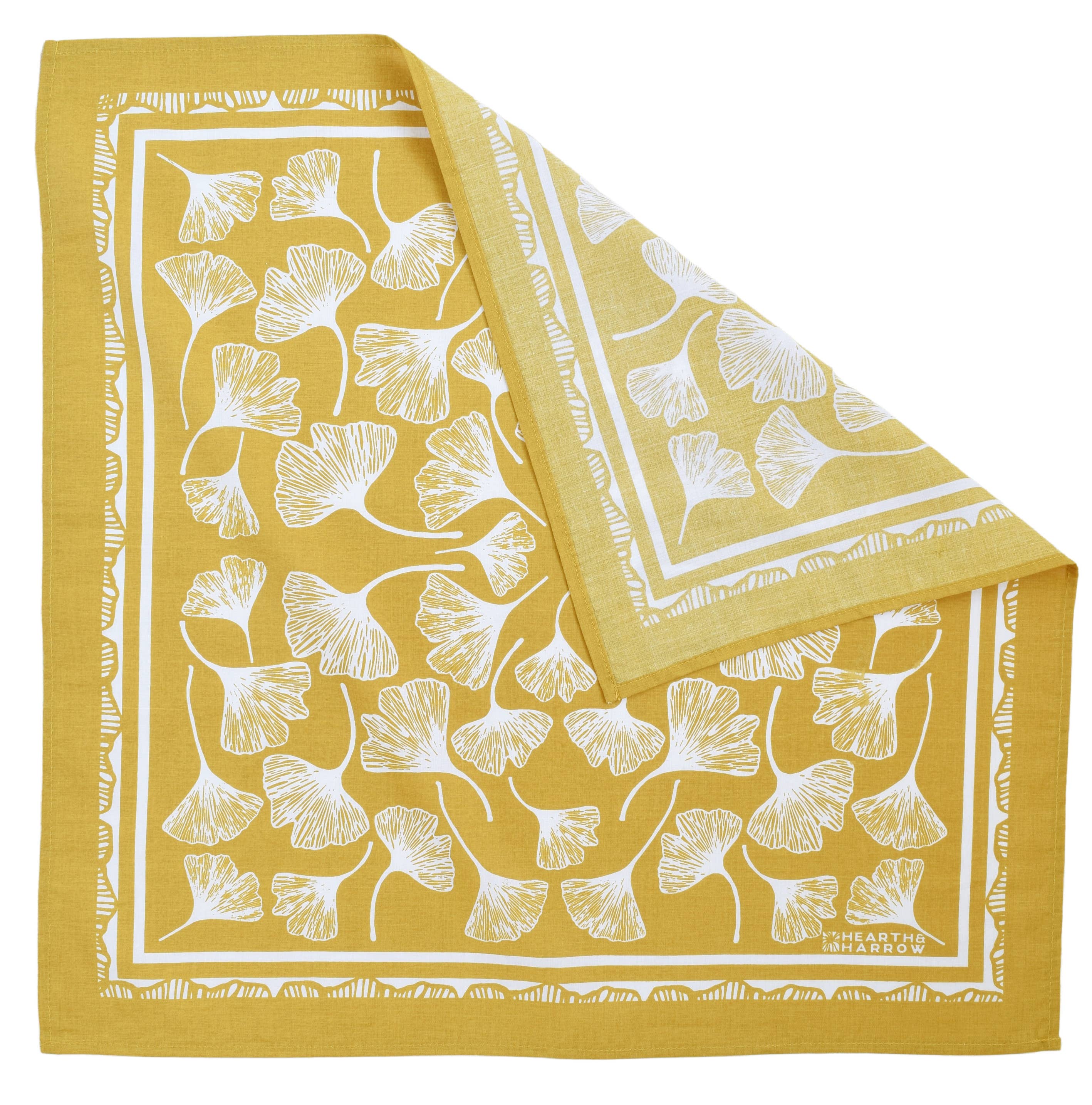 Hearth and Harrow - Ginkgo Leaf Bandana - Image 4
