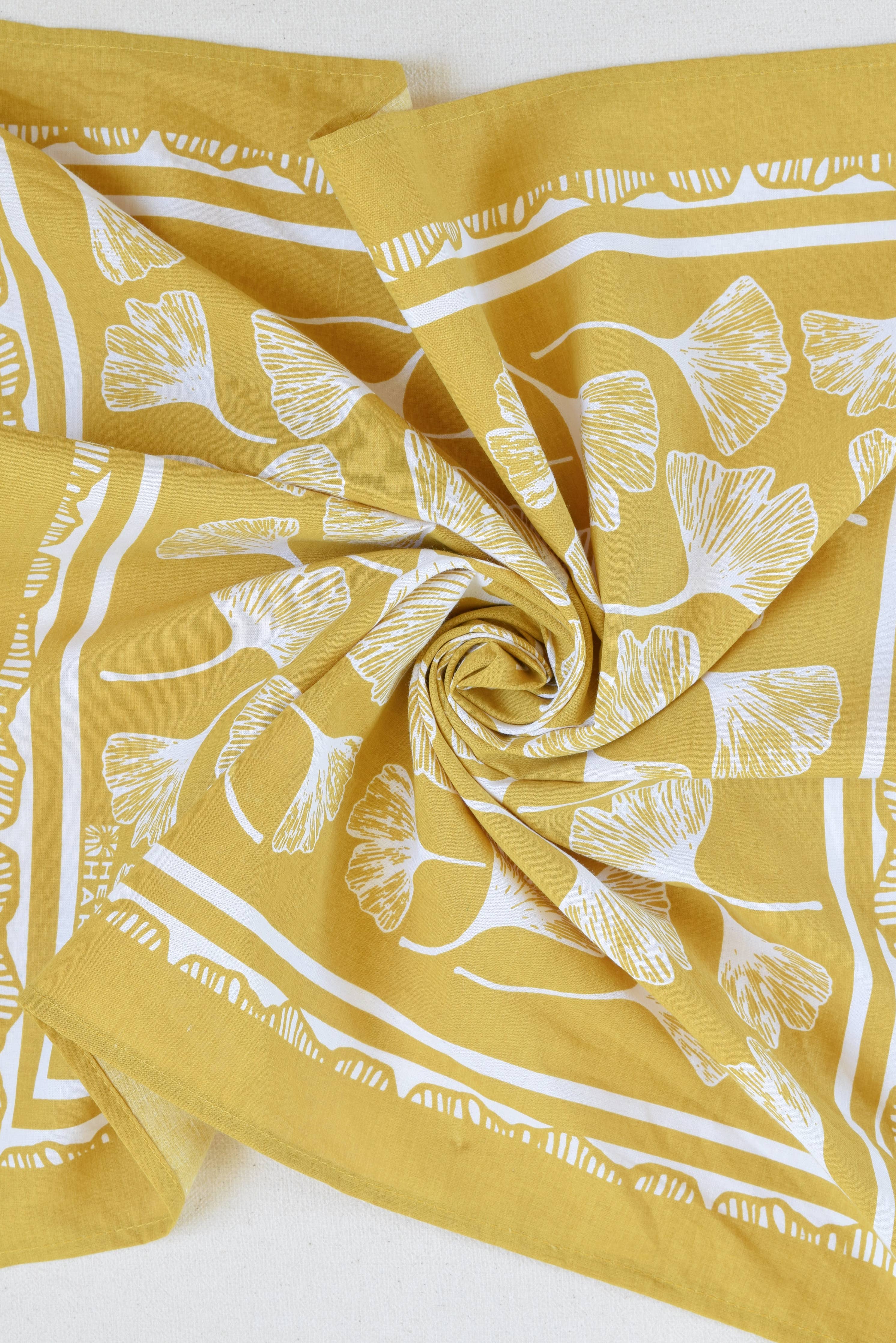 Hearth and Harrow - Ginkgo Leaf Bandana - Image 6