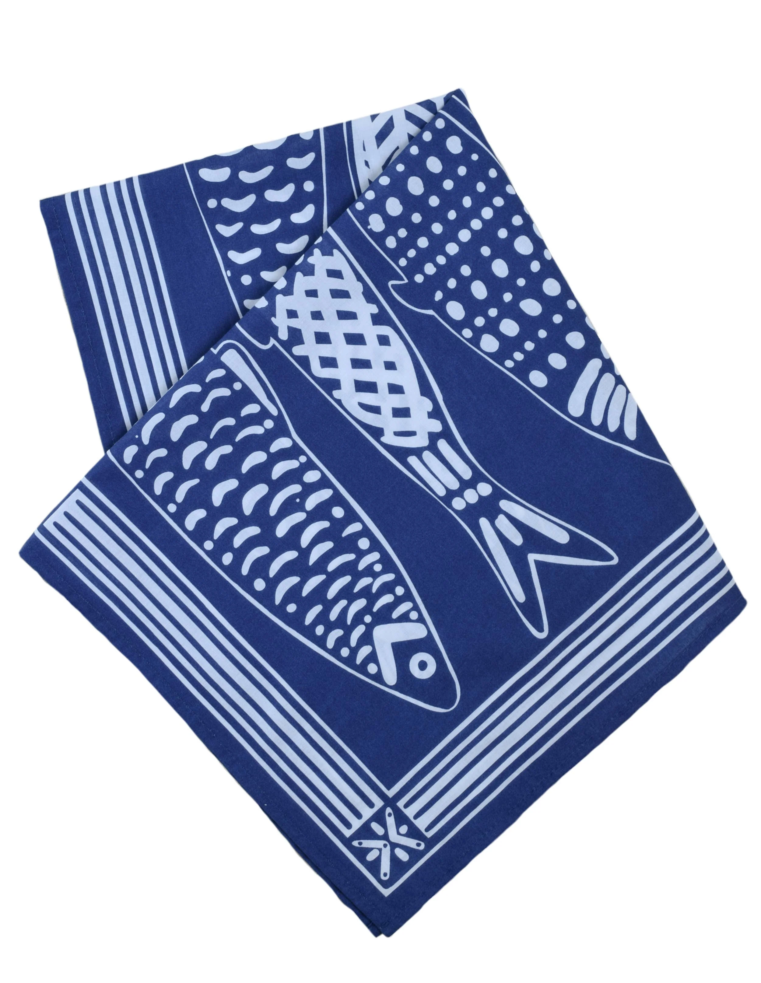Hearth and Harrow - BLUE Sardine Bandana - Image 4
