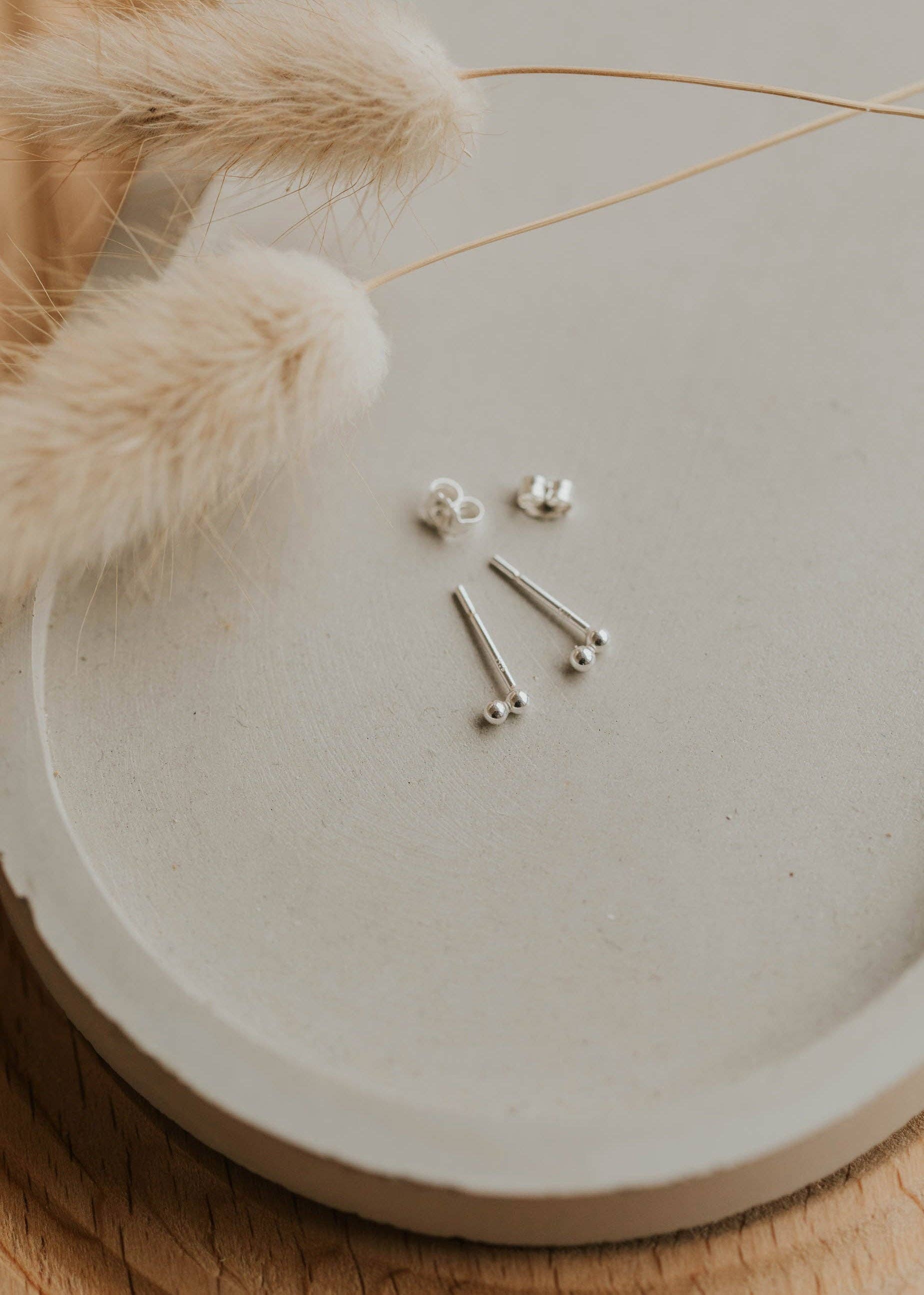 Hello Adorn - Double Dot Studs- 14kt Gold Fill - Image 6