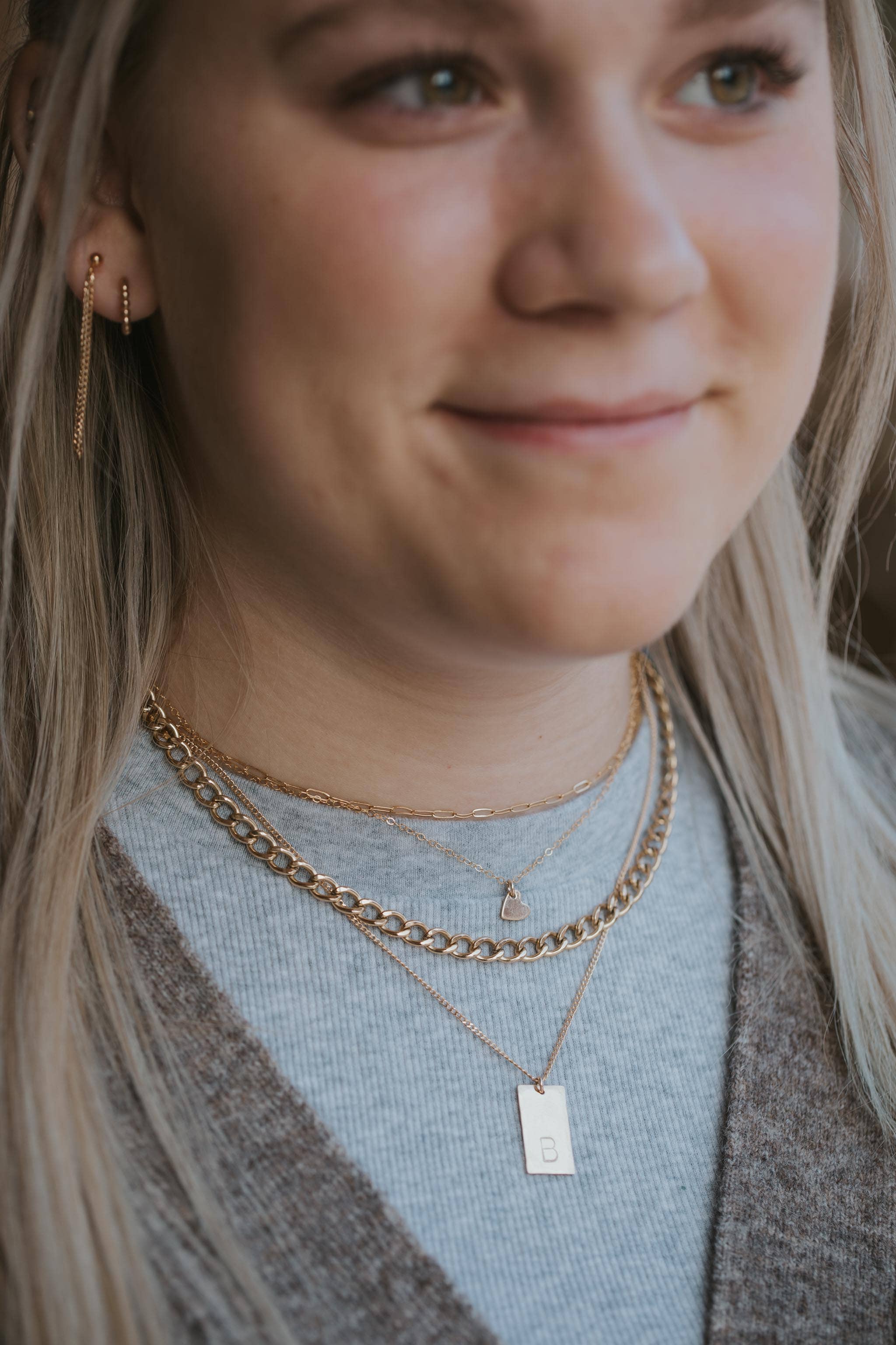 Hello Adorn - Tiny Heart Necklace: Sterling Silver - Image 5
