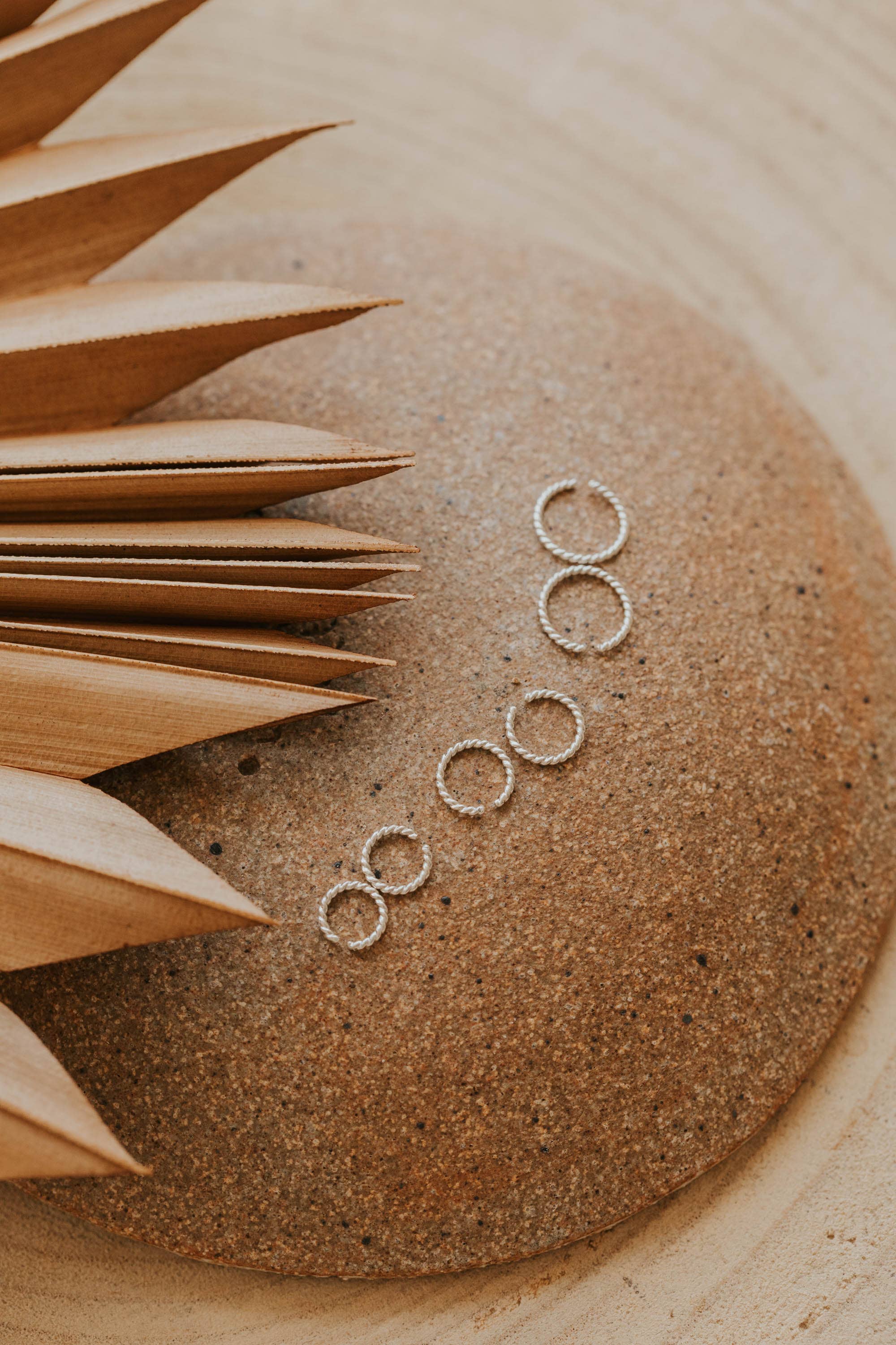 Hello Adorn - Tiny Hoops Sterling Silver - 7mm - Image 11