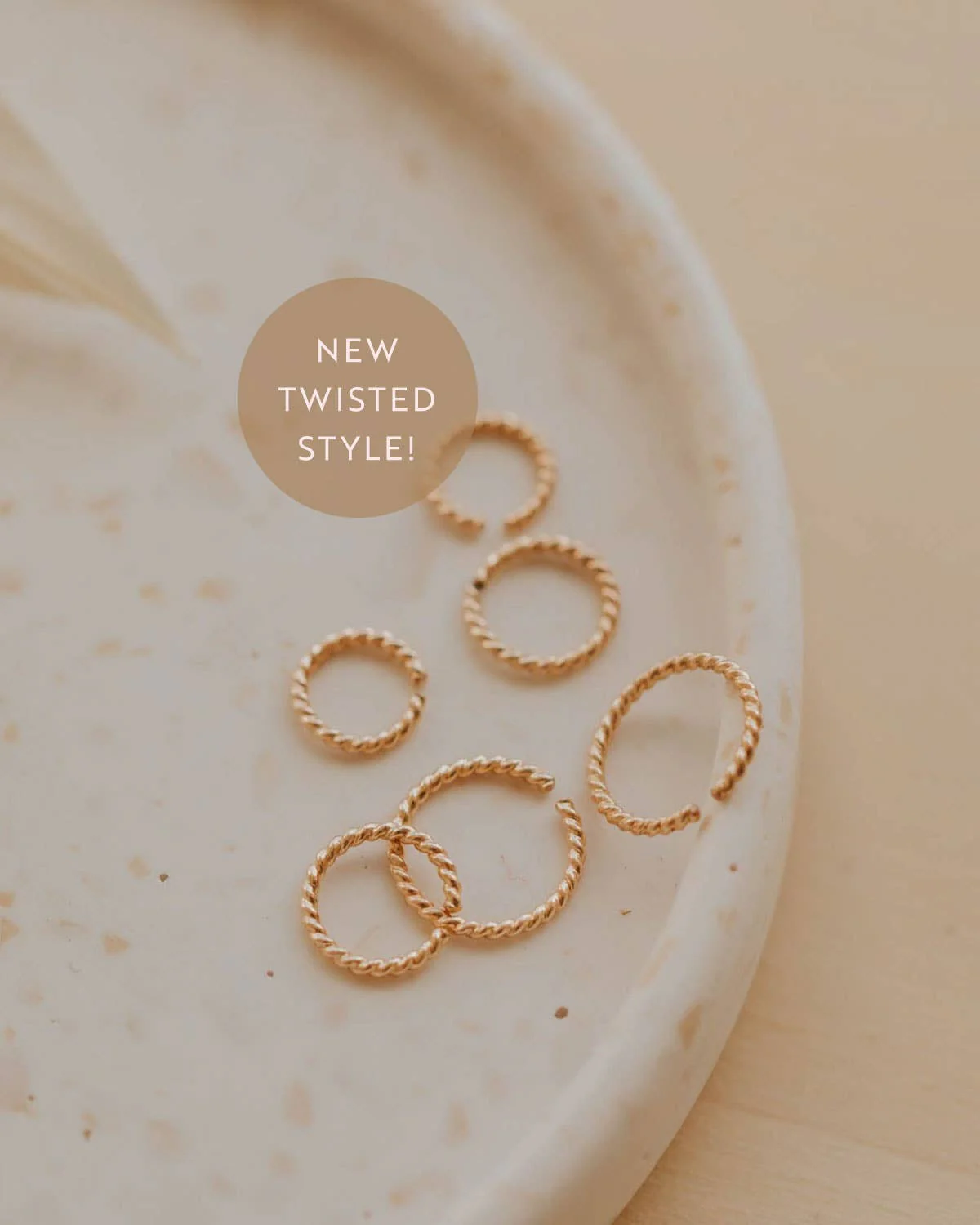 Hello Adorn - Tiny Hoops Sterling Silver - 7mm - Image 2
