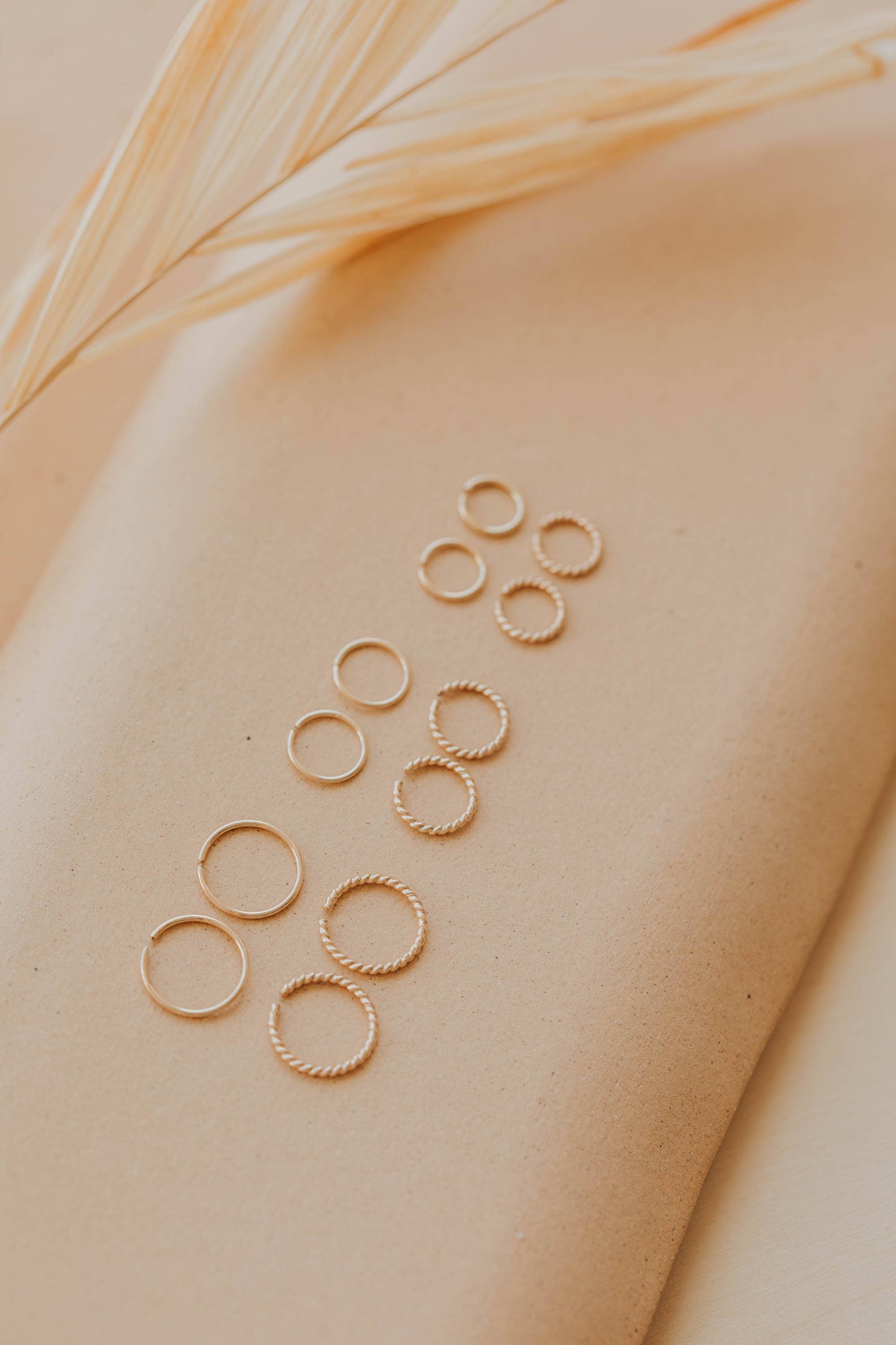 Hello Adorn - Tiny Hoops Sterling Silver - 7mm - Image 3
