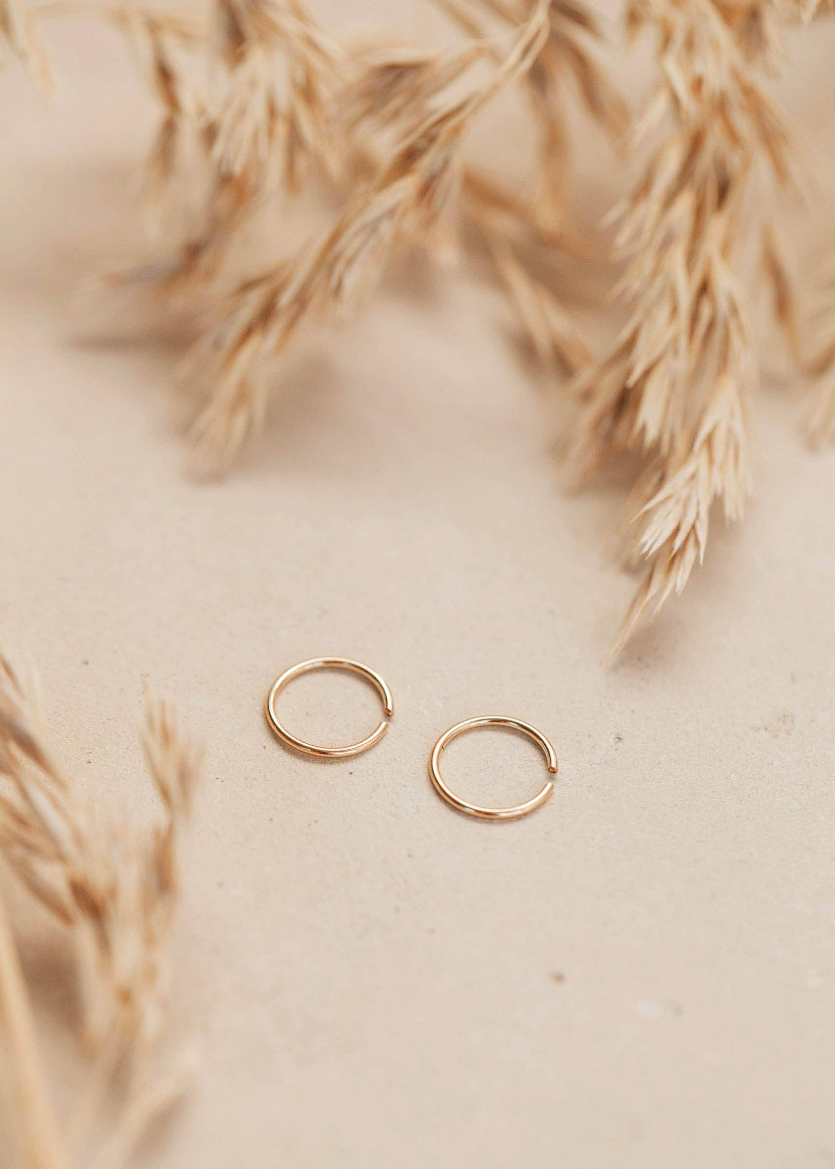 Hello Adorn - Tiny Hoops Sterling Silver - 7mm - Image 6