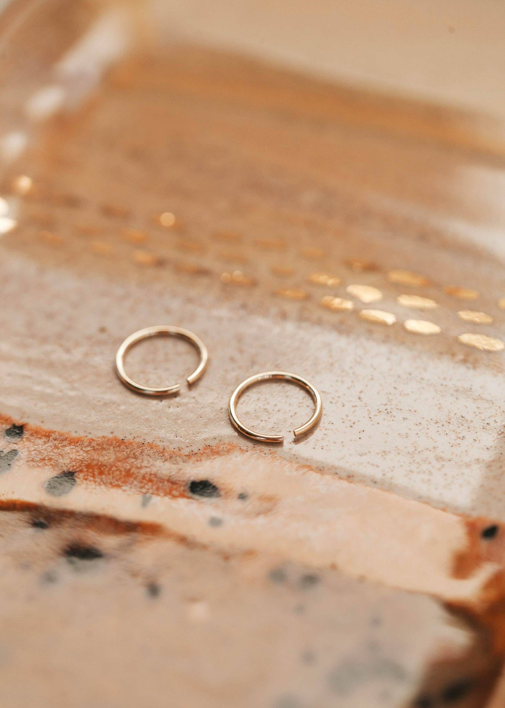 Hello Adorn - Tiny Hoops Sterling Silver - 7mm - Image 8
