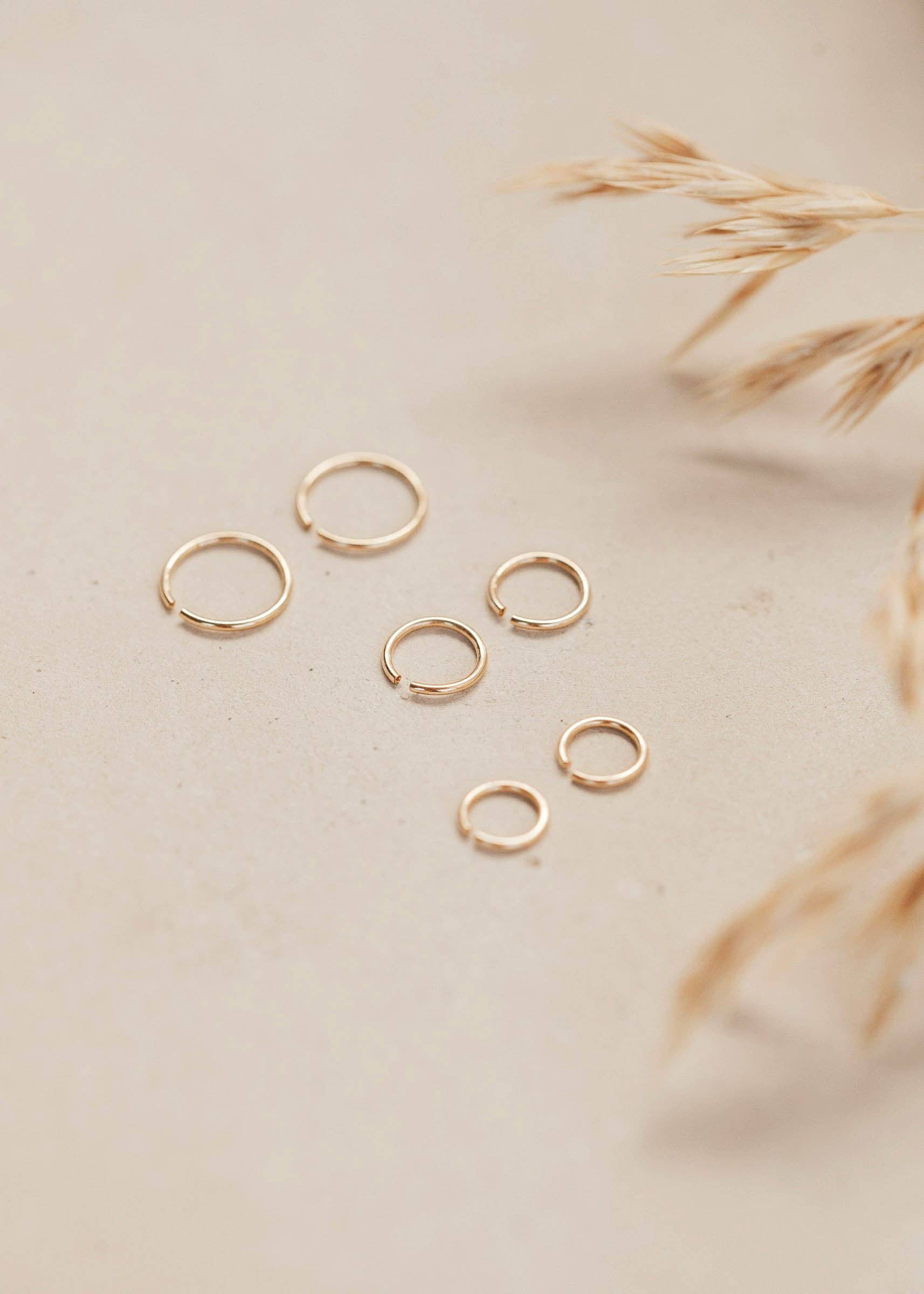 Hello Adorn - Tiny Hoops Sterling Silver - 7mm - Image 9