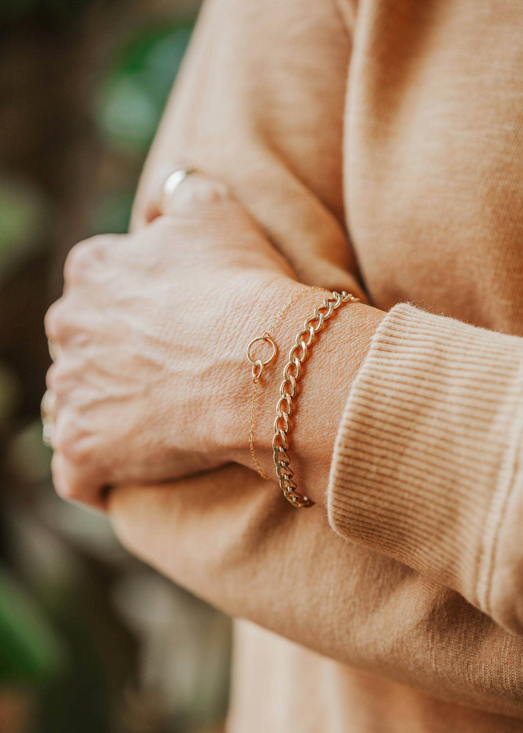 Hello Adorn - TINY Links Bracelet Sterling Silver - Image 3