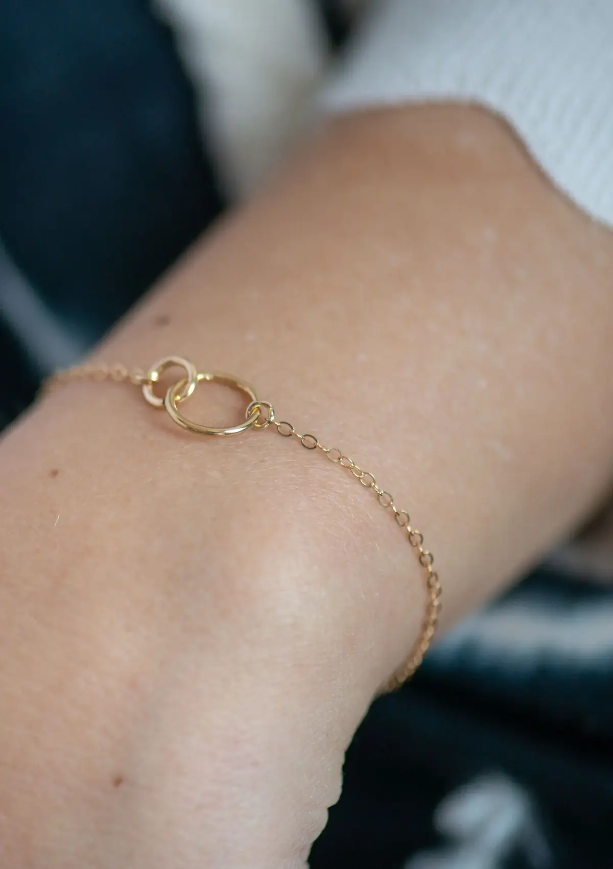 Hello Adorn - TINY Links Bracelet Sterling Silver - Image 6