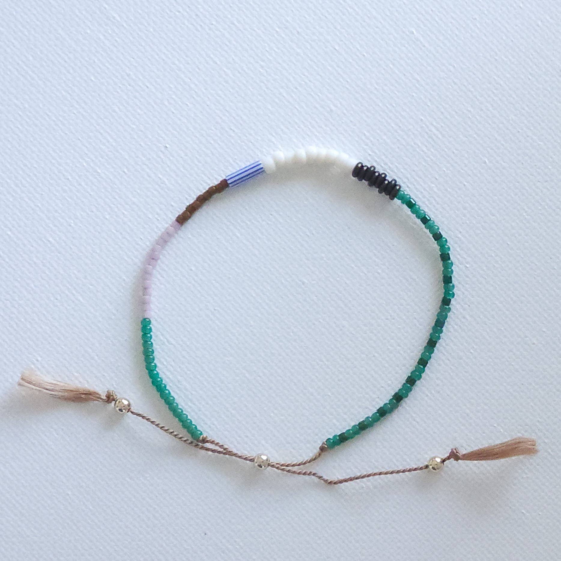 Hey Darling Collective - Adjustable Beaded Bracelet No. 124 - Multi-Color - Image 2