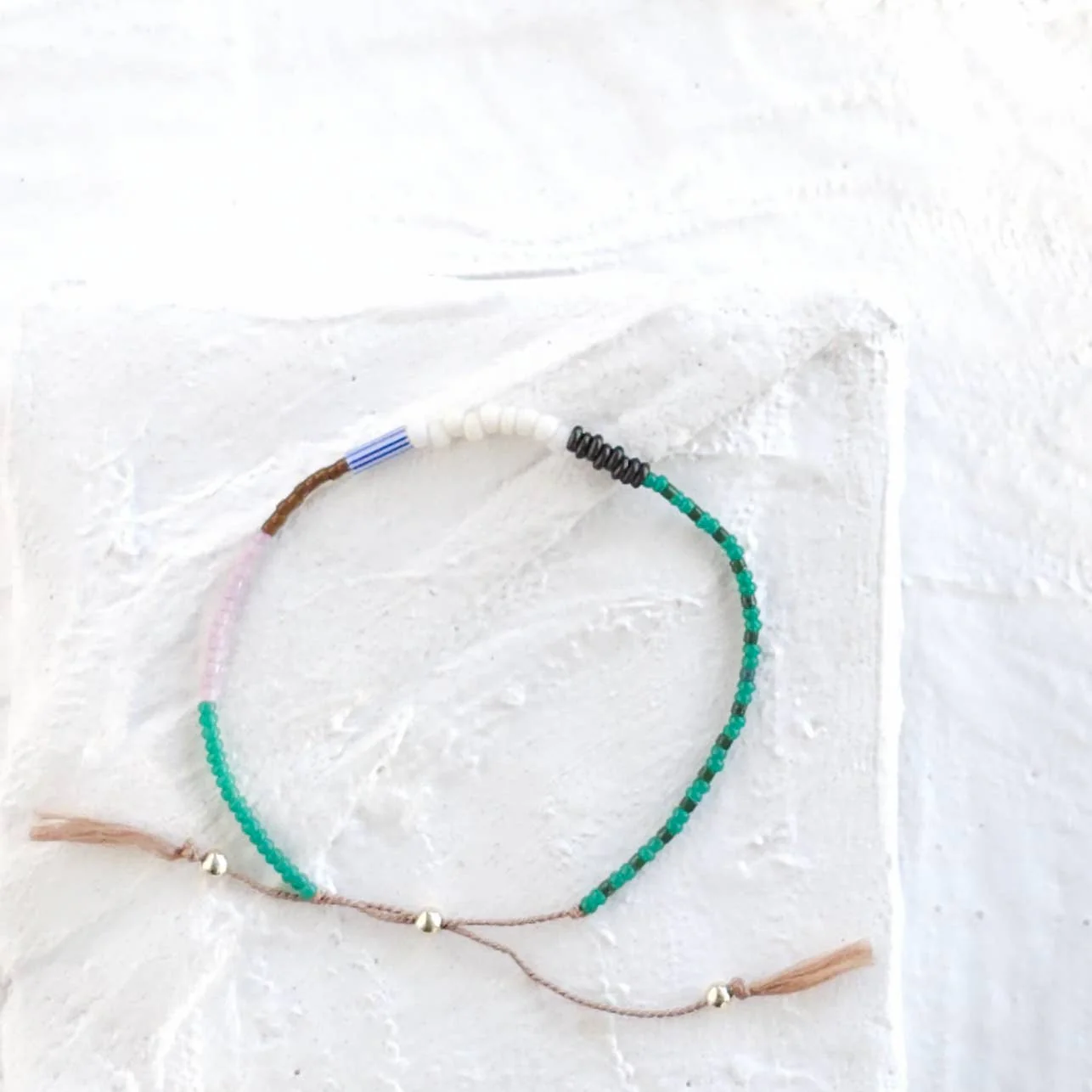 Hey Darling Collective - Adjustable Beaded Bracelet No. 124 - Multi-Color - Image 4