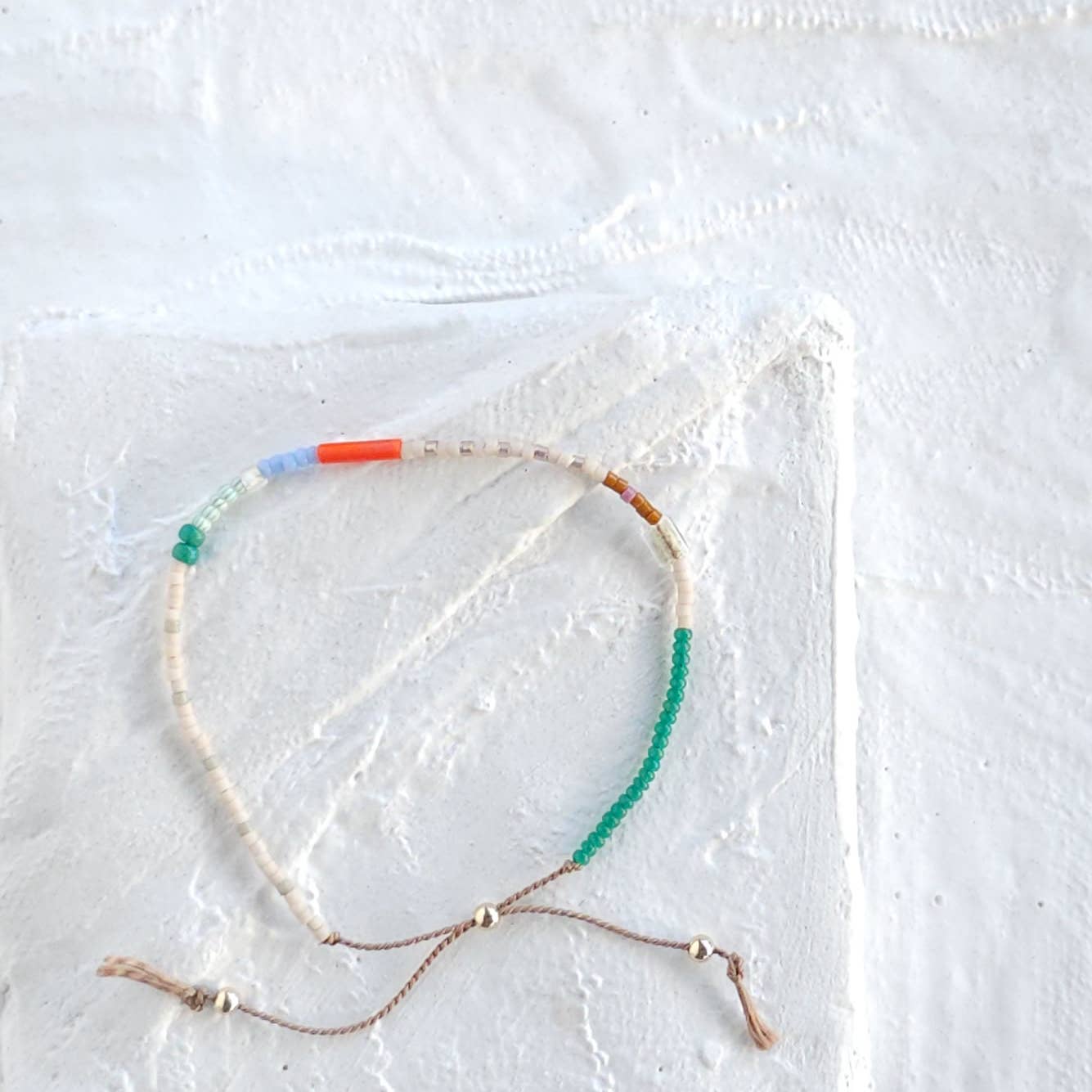 Hey Darling Collective - Adjustable Beaded Bracelet No. 157 - Multi-Colored - Image 6