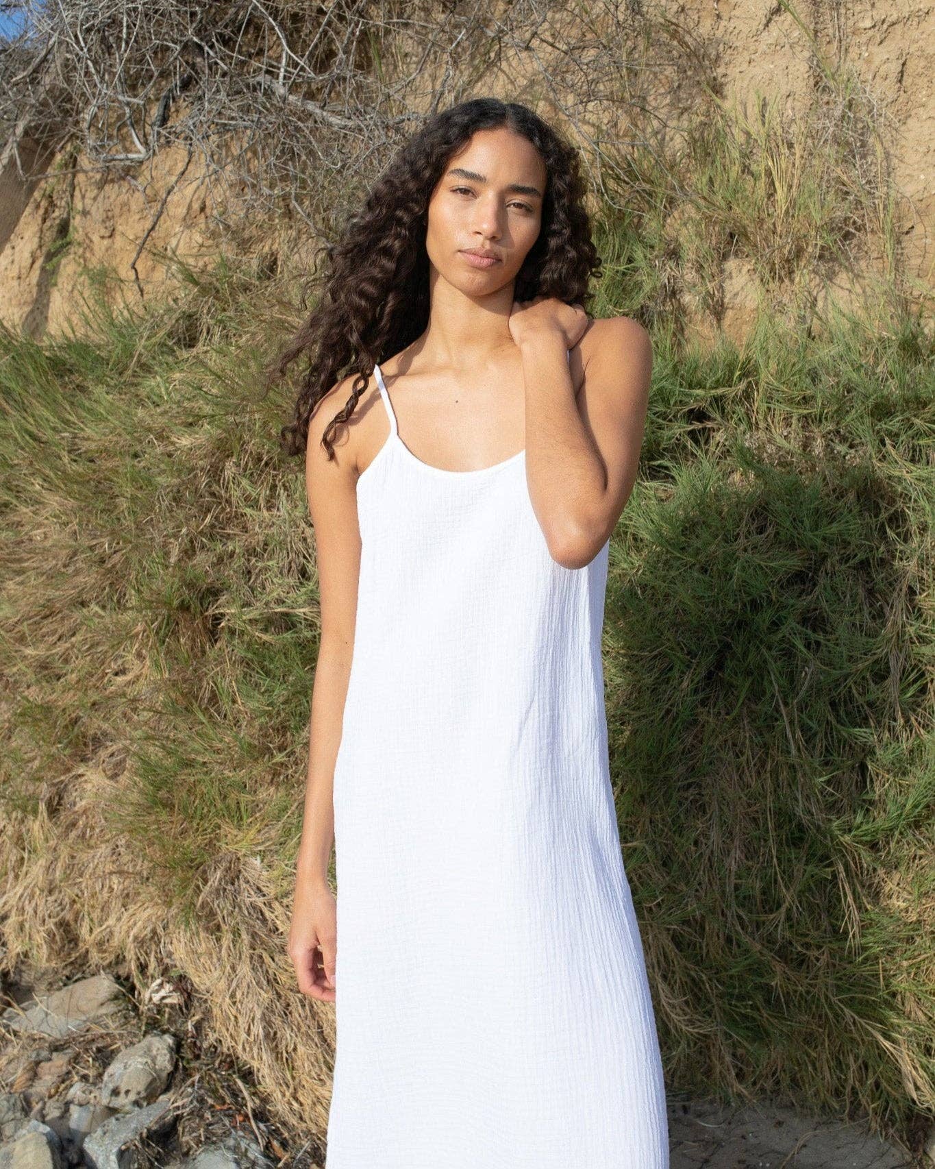 Honest Cotton - Long Cotton Slip- One Size - Image 3