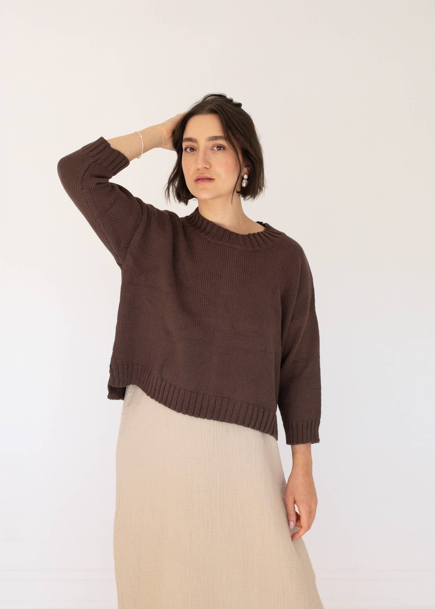 Honest Cotton - The Crop Knit- One Size - Image 2