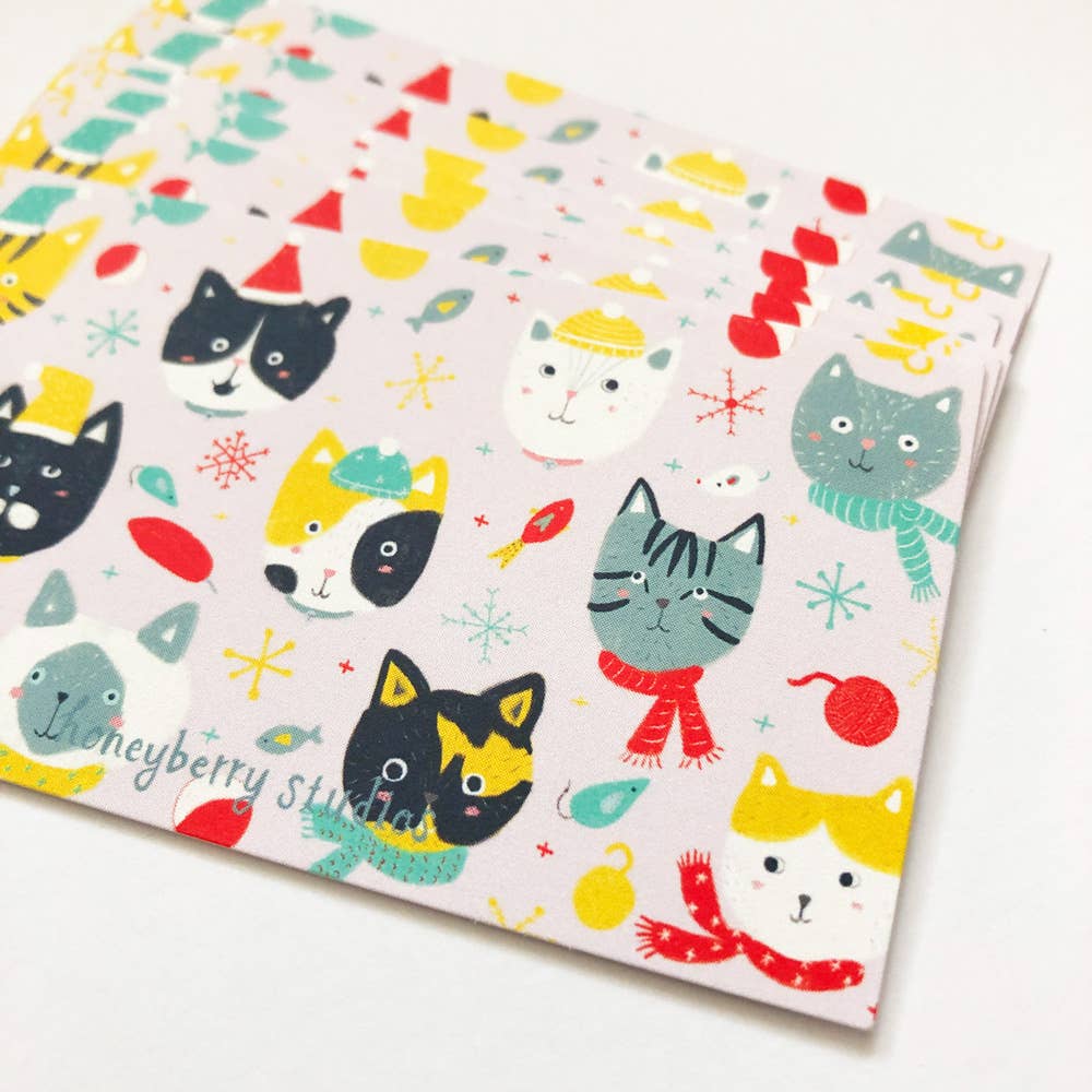 Honeyberry Studios - Winter Kitties Tiny Notes - Image 4