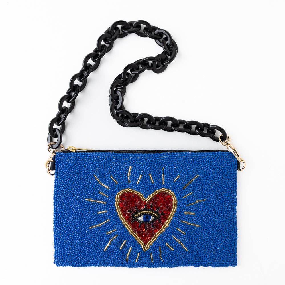 INK + ALLOY - Elenor Evil Eye Beaded Bag - Image 2