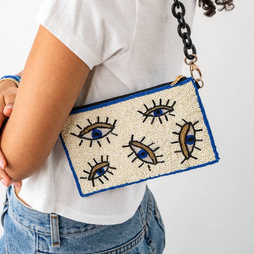 INK + ALLOY - Elenor Evil Eye Beaded Bag - Image 3