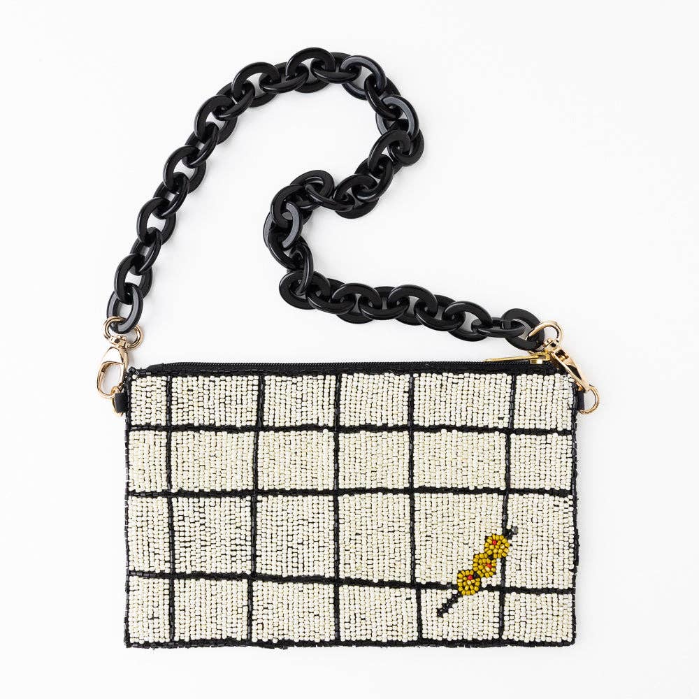 INK + ALLOY - Elenor Martini + Caviar Beaded Bag - Image 2