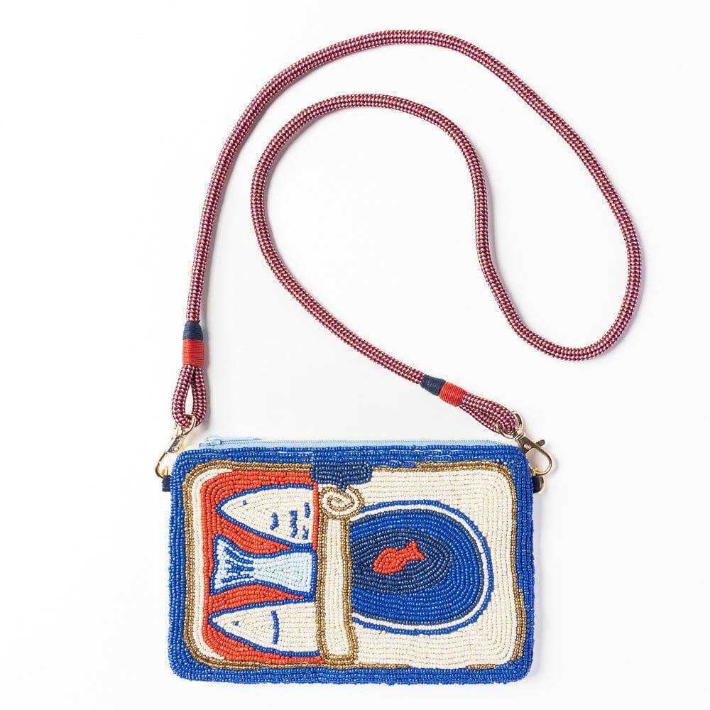 INK + ALLOY - Leila Sardine Bead Clutch With Strap - Image 4