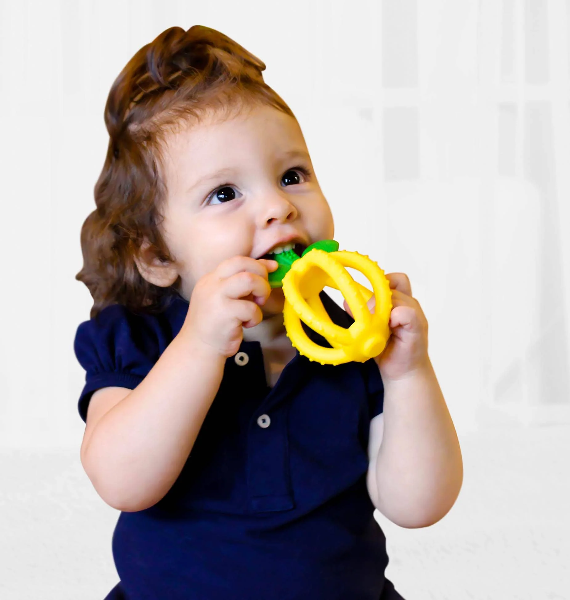 Itzy Ritzy - Bitzy Biter Teething Ball- Pink - Image 6