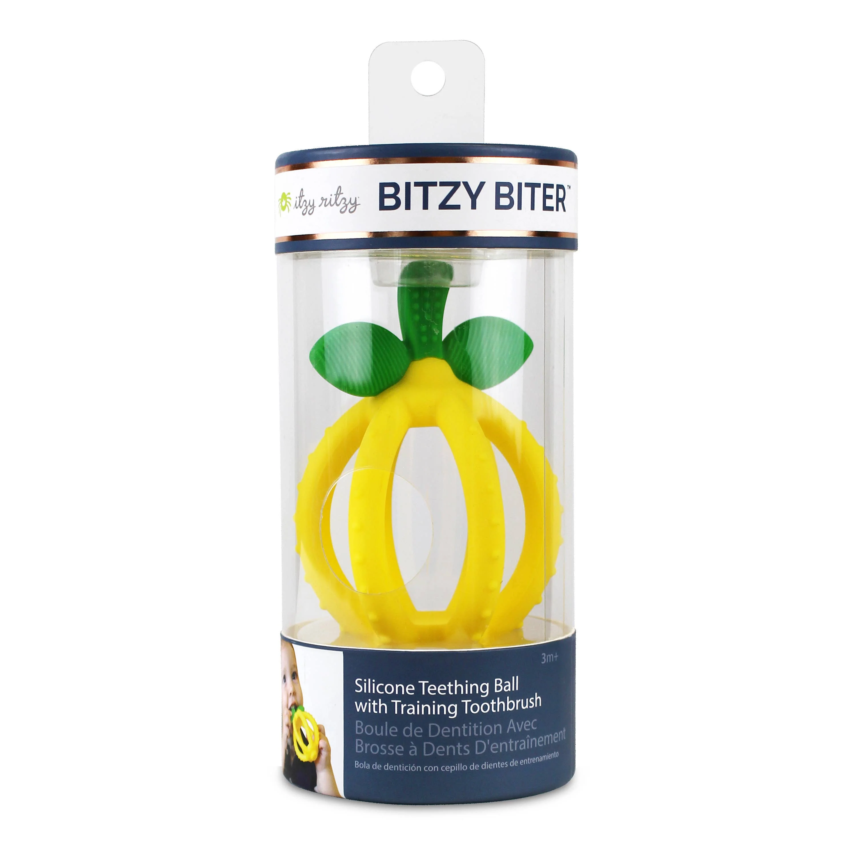 Itzy Ritzy - Bitzy Biter Teething Ball- Pink - Image 8