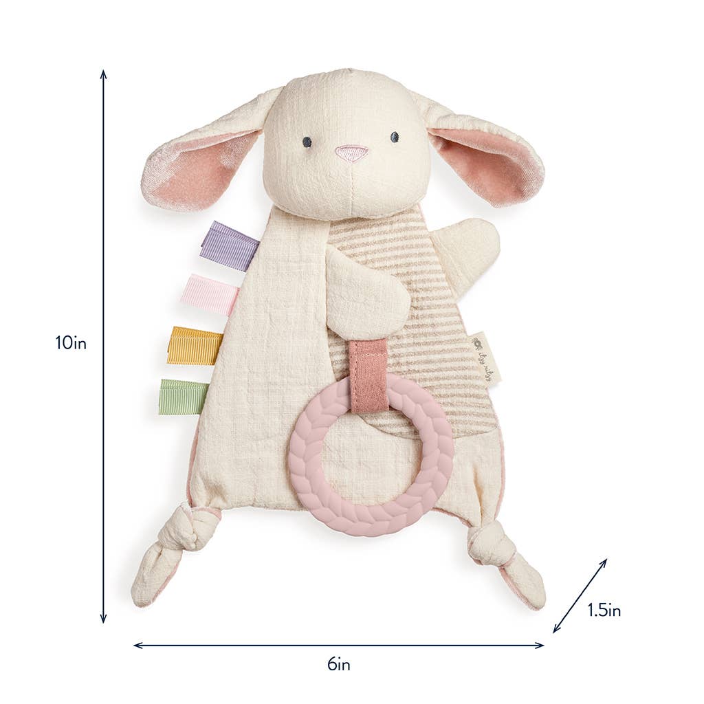 Itzy Ritzy - Bitzy Crinkle™ Sensory Toy with Teether: Bunny - Image 12