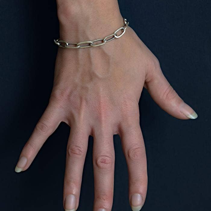 Jane Diaz NY - Long Rectangle Link Bracelet - Image 2