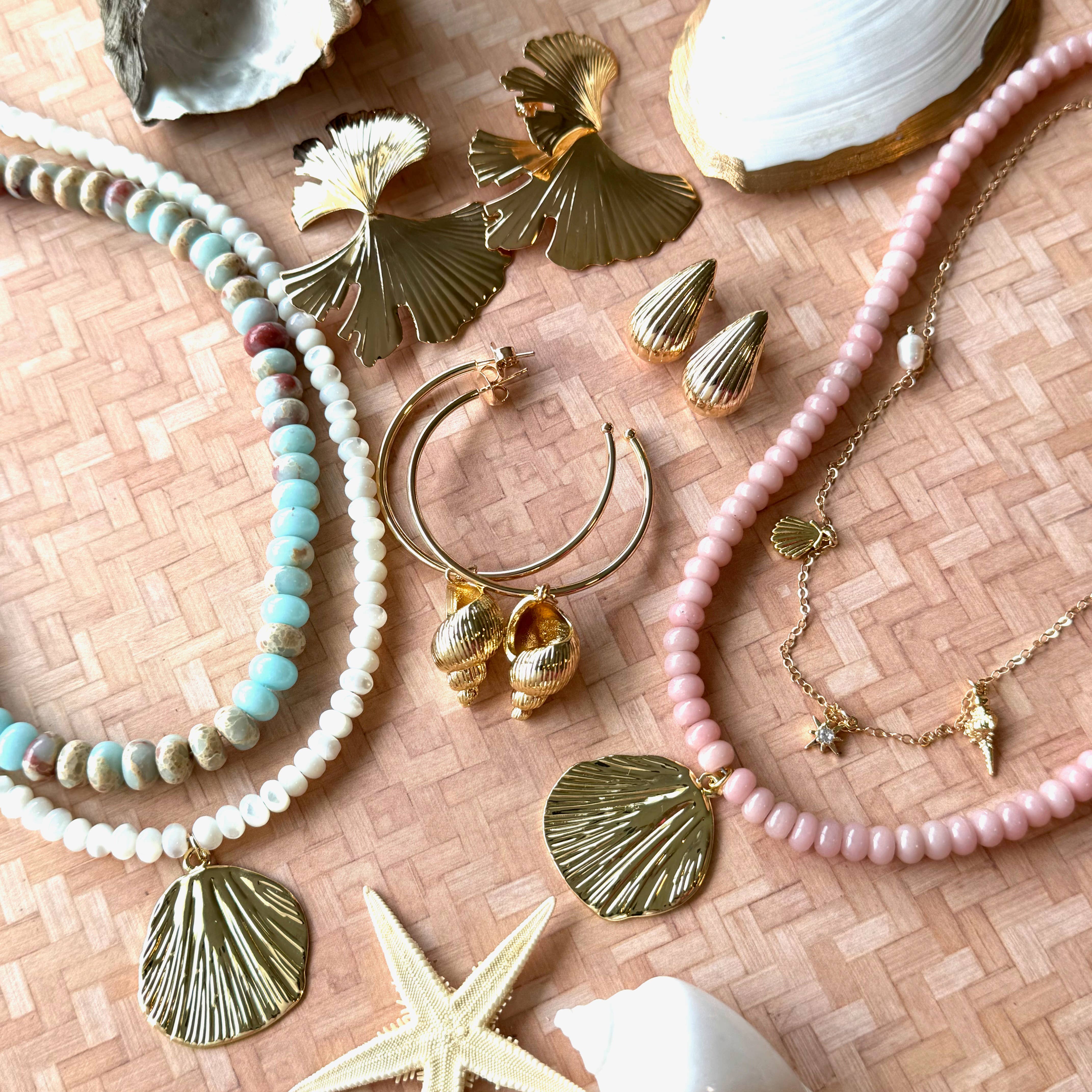 Jessica Matrasko Jewelry - Kai Necklace: Pink Opal - Image 3
