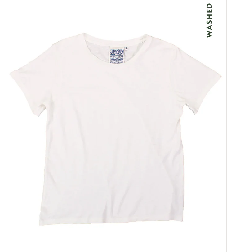 Jungmaven Ojai Tee- black + white - Image 2