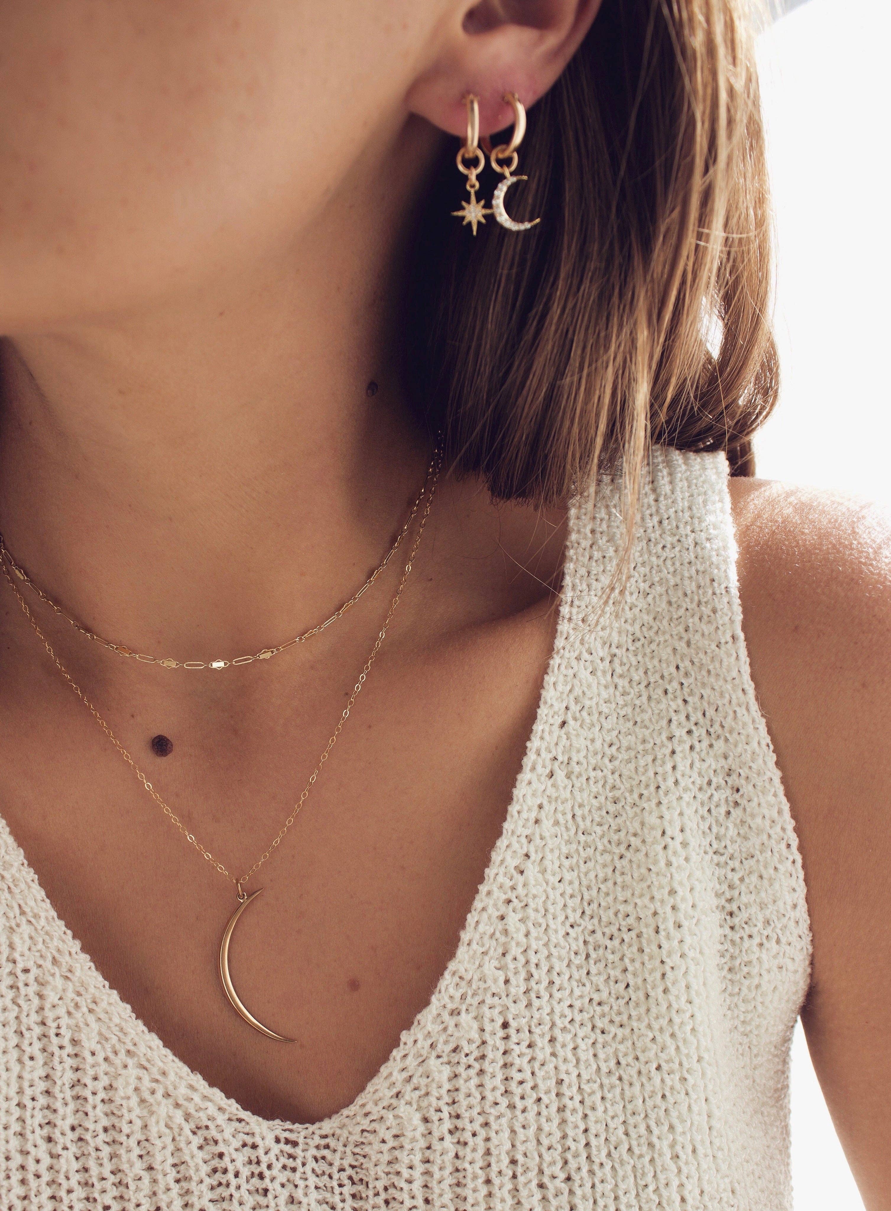 Katie Waltman Jewelry - CRESCENT NECKLACE - Image 3