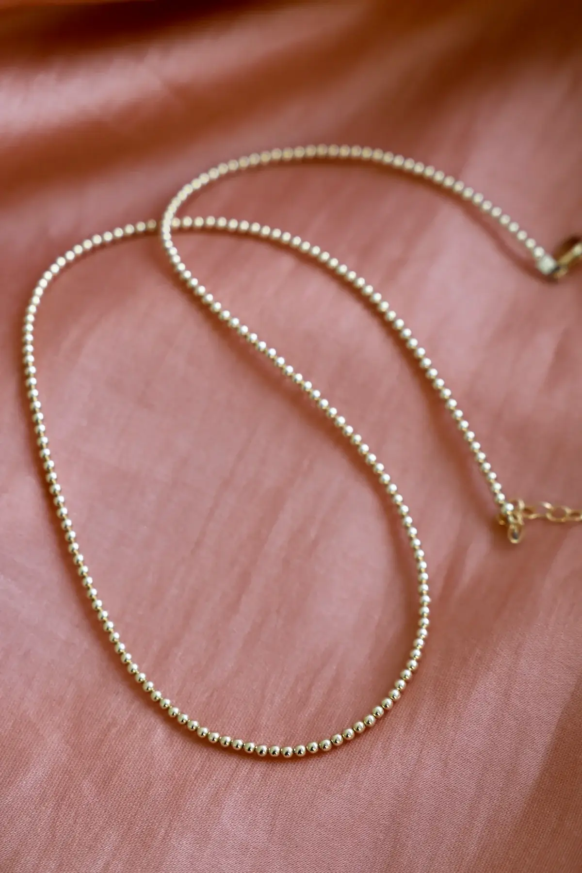 Katie Waltman Jewelry - GOLD FILLED BEADED CHAIN