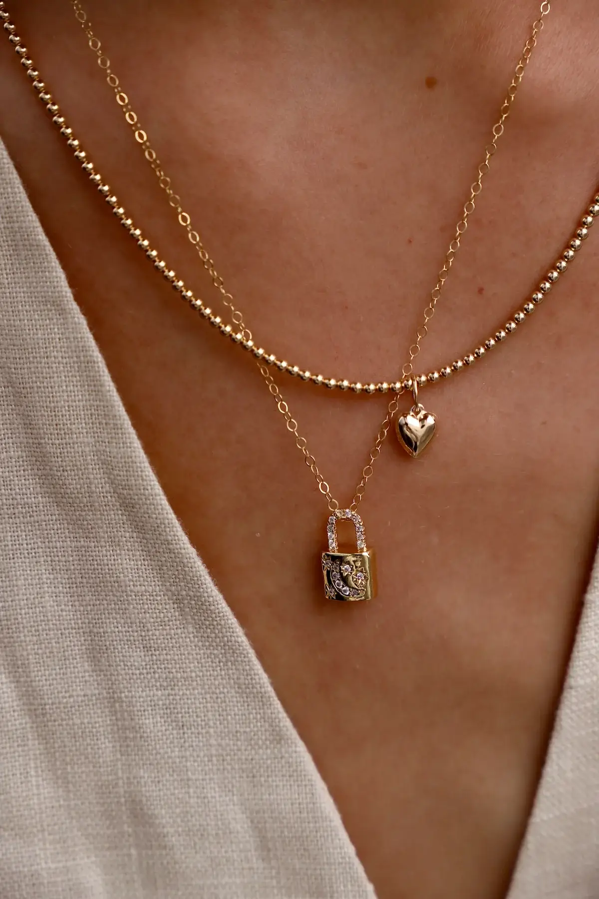 Katie Waltman Jewelry - GOLD FILLED BEADED CHAIN - Image 3