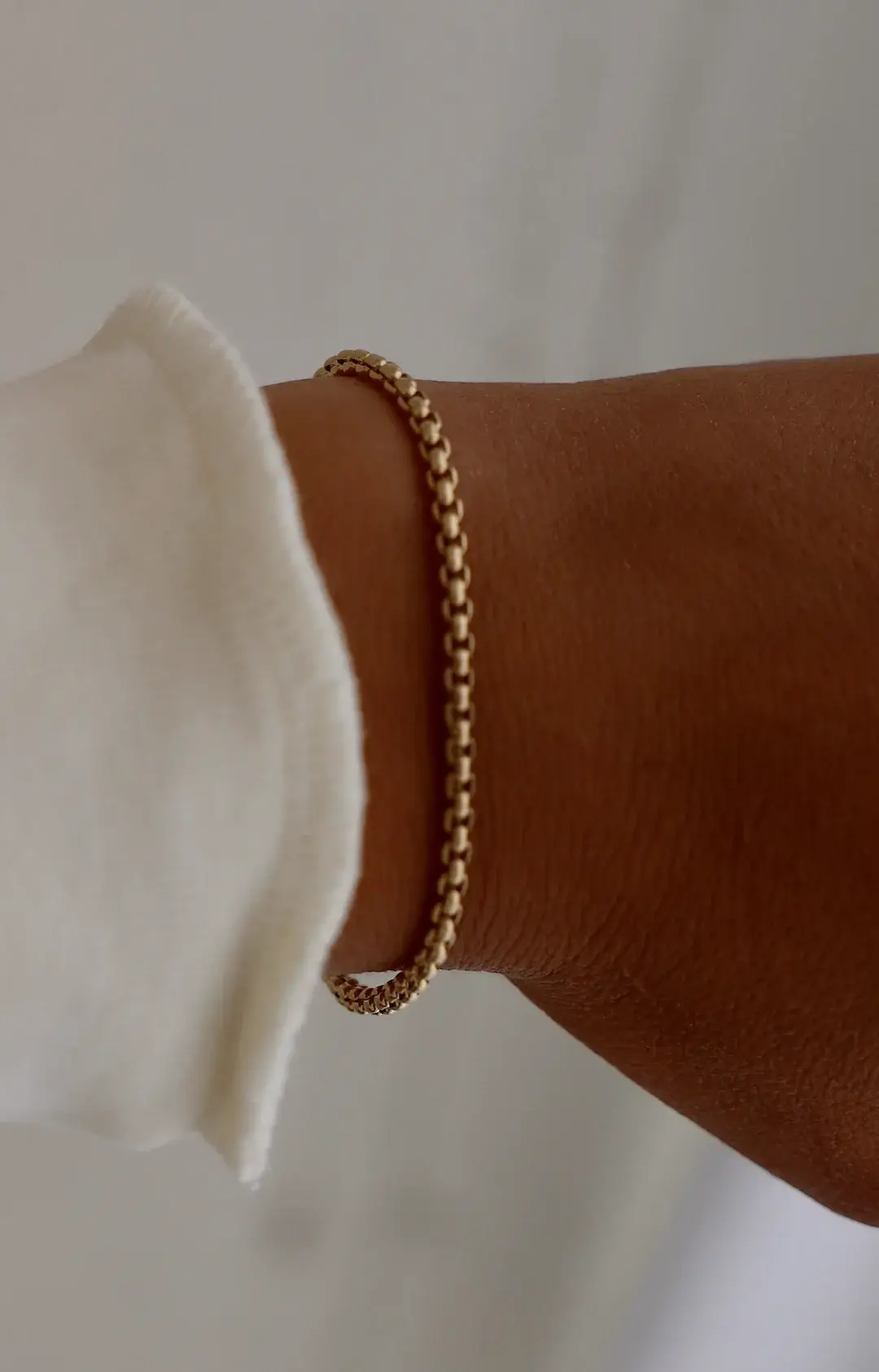 Katie Waltman Jewelry - HOLLAND GOLD BOX CHAIN BRACELET - Image 2