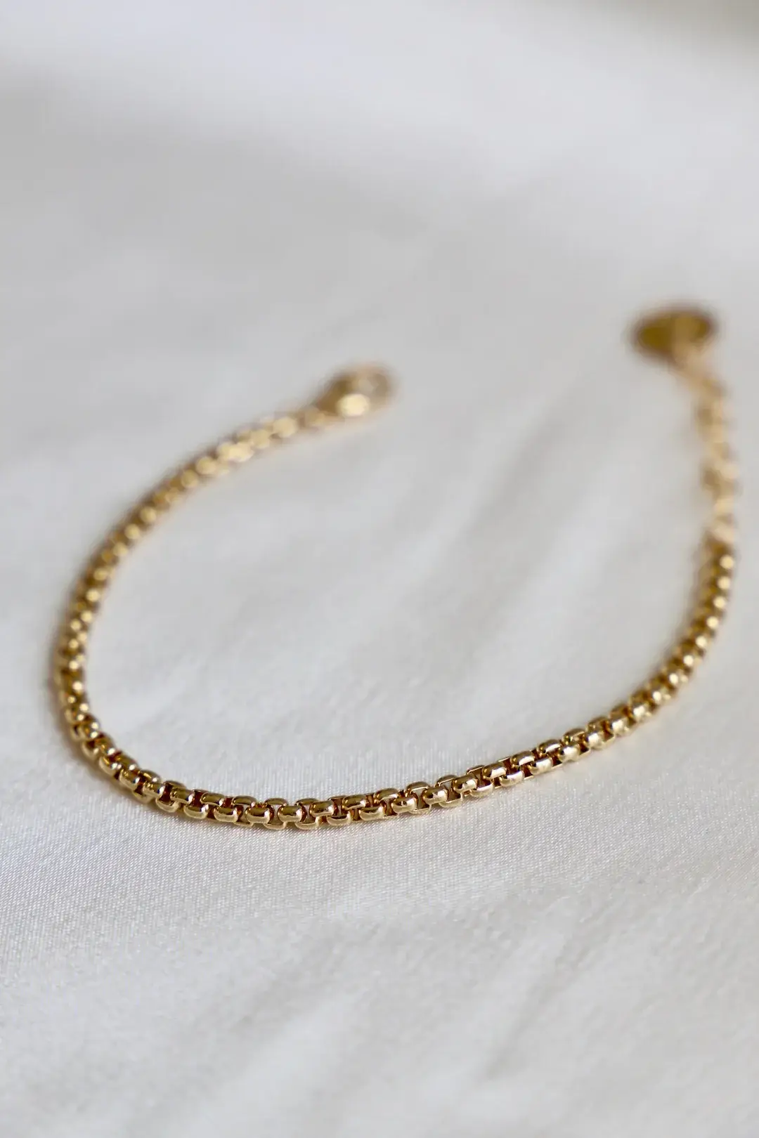 Katie Waltman Jewelry - HOLLAND GOLD BOX CHAIN BRACELET - Image 5