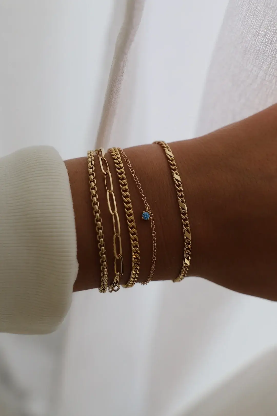 Katie Waltman Jewelry - HOLLAND GOLD BOX CHAIN BRACELET - Image 6