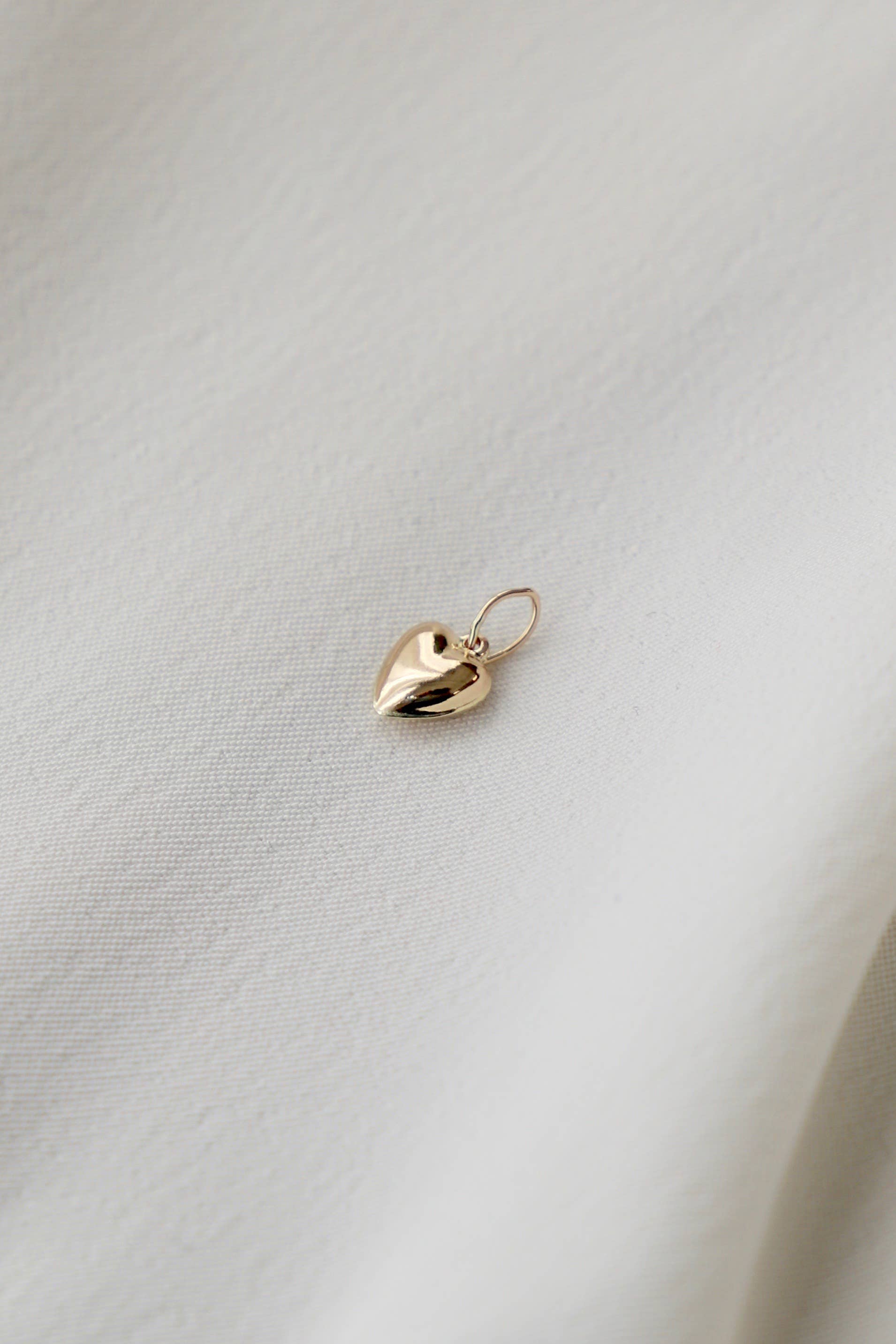 Katie Waltman Jewelry - MINI  GOLD FILLED HEART CHARM - Image 2